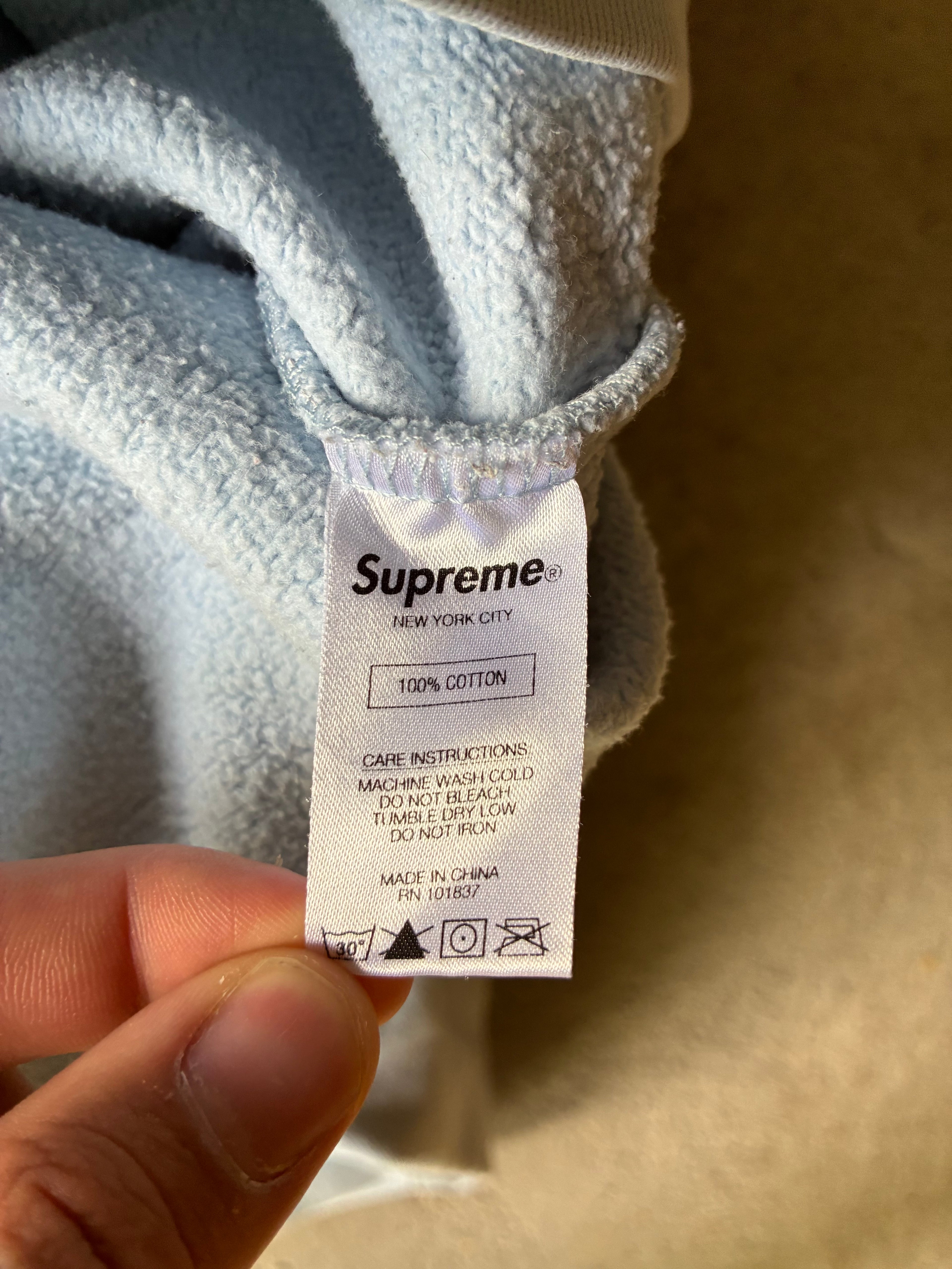 Supreme “BIG LOGO” Hooded Hoodie (L)