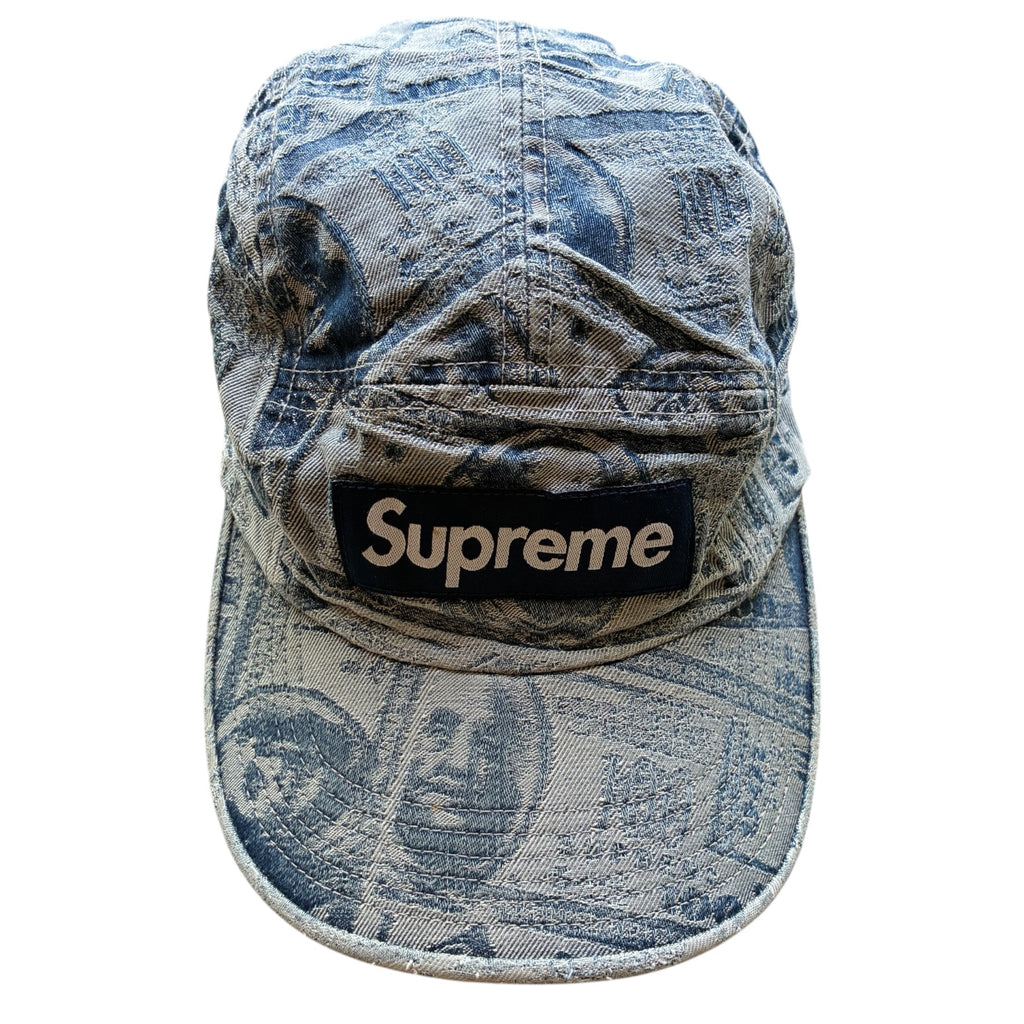 Supreme “100 DOLLAR BILL FW17” Camp Cap (Adjustable)