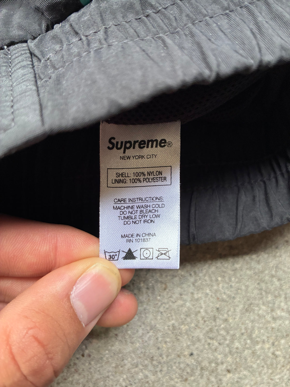 Supreme “PIPING SS19” Track Jacket (L)
