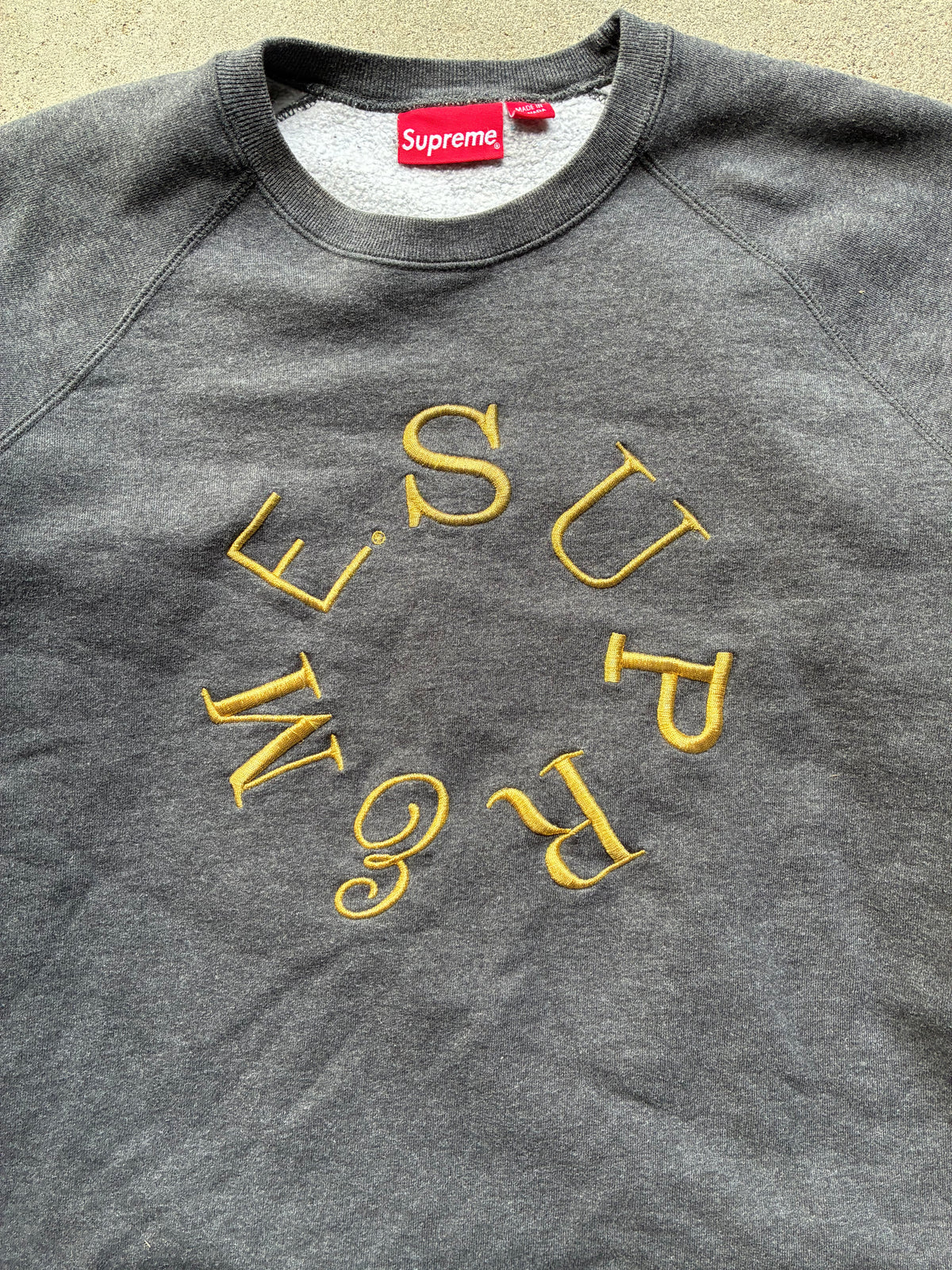 Supreme “CIRCLE LOGO FW13” Crewneck (M)
