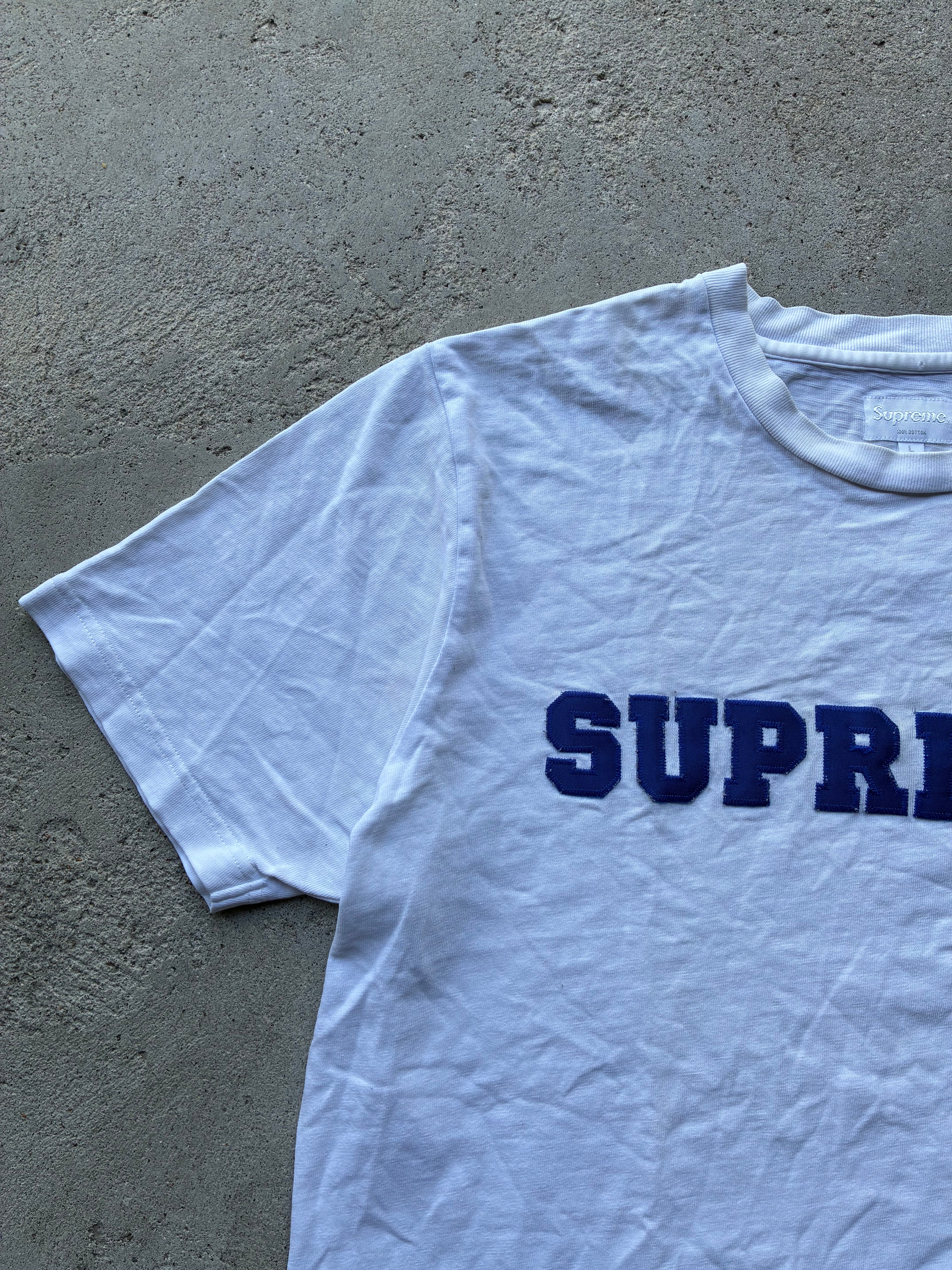 Supreme “COLLEGIATE” Tee (L)