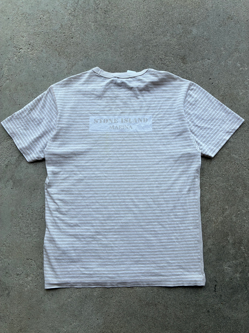 Stone Island “STRIPED MARINA” Tee (M)