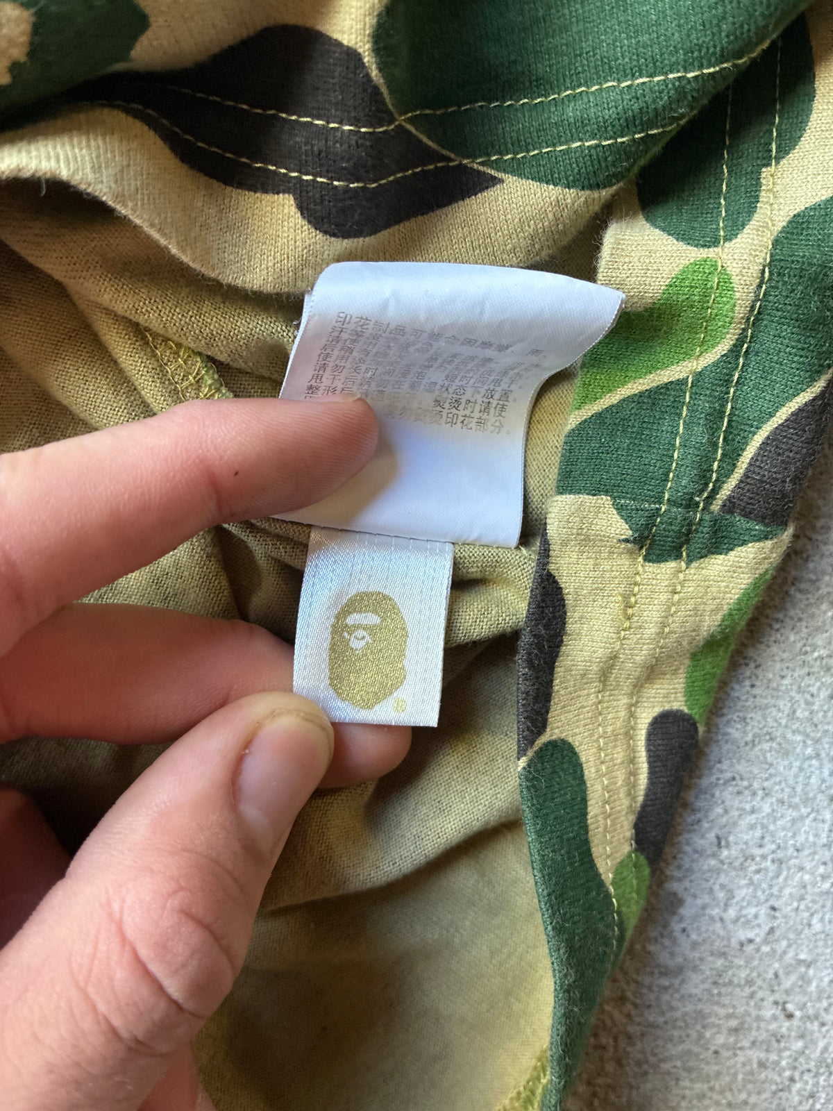 Bape “CAMO” Long Sleeve (M)