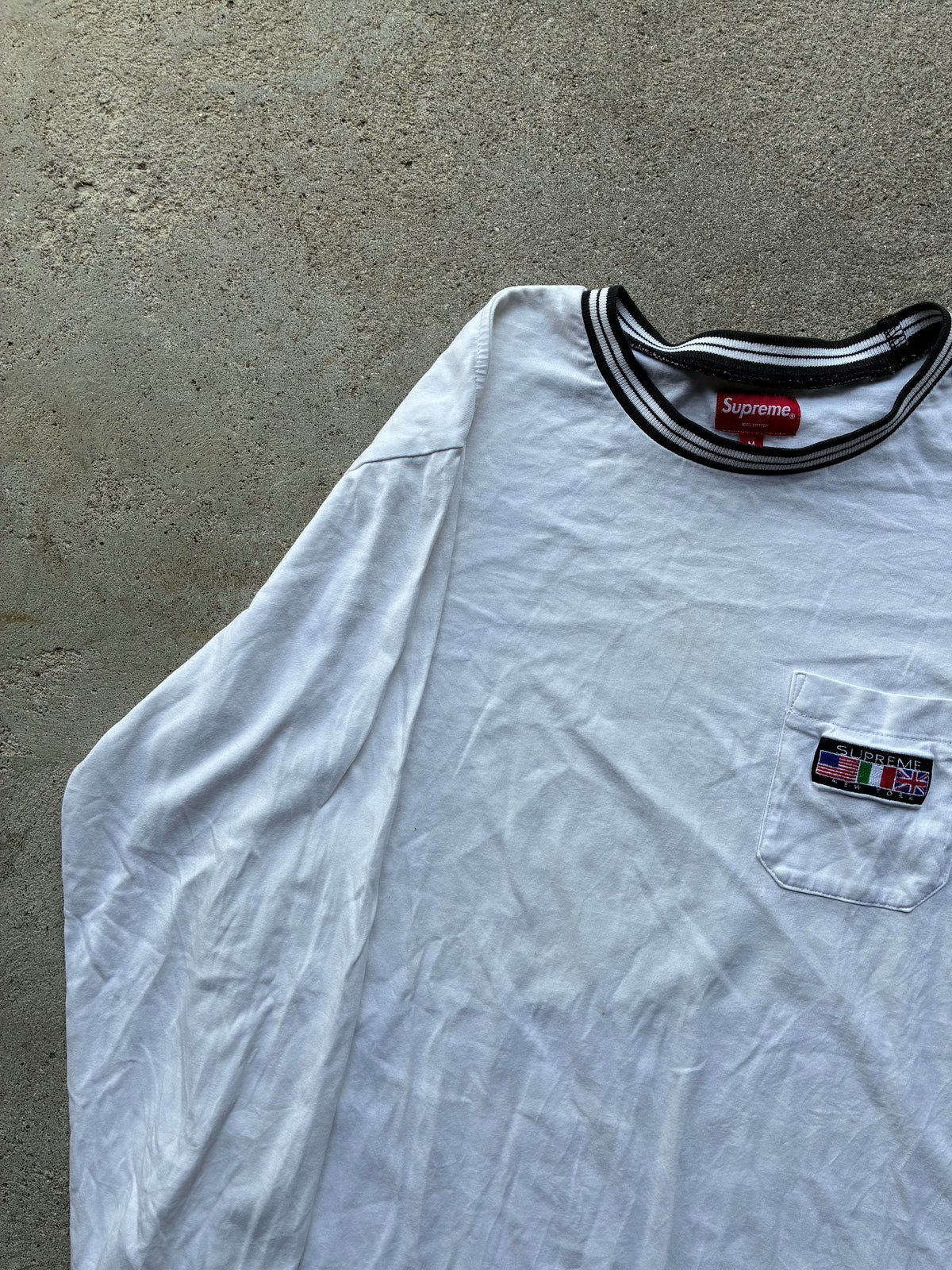 Supreme “FLAGS” Long Sleeve (M)