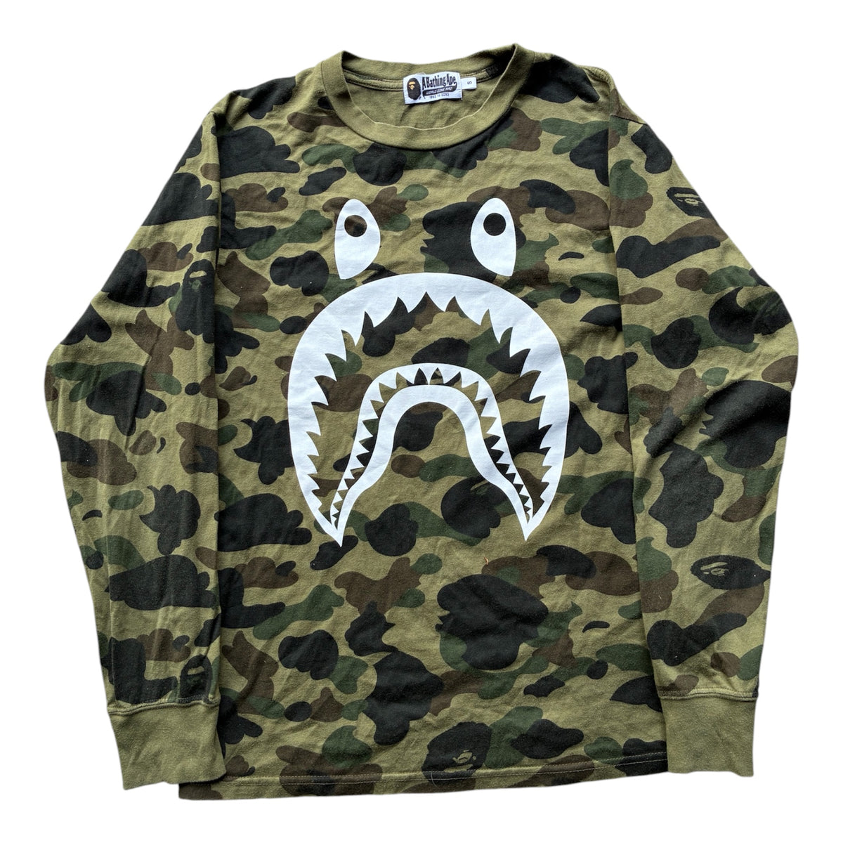 Vintage camo Bape Long Sleeve (S)