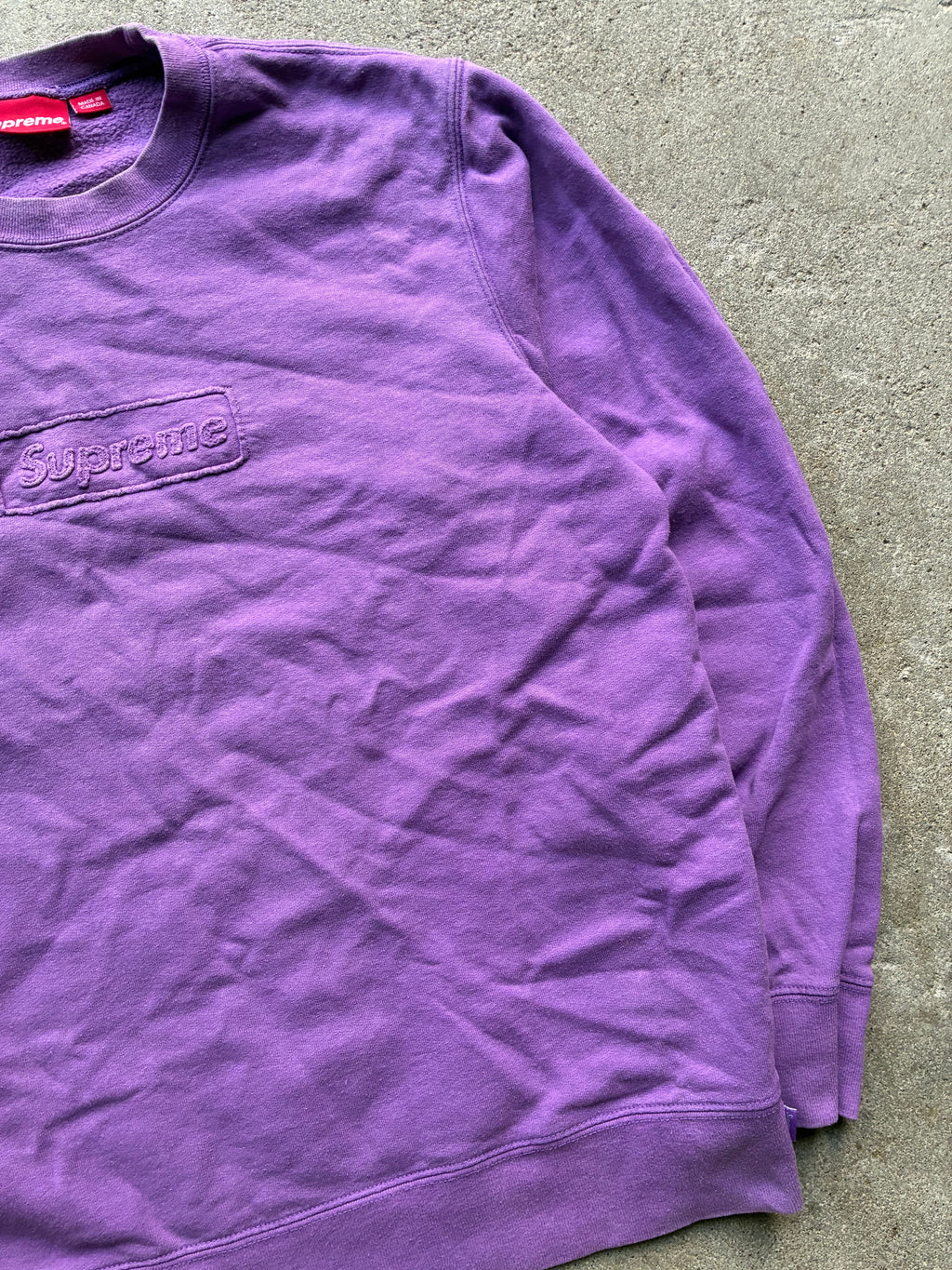 Supreme “CUTOUT LOGO” Box logo Crewneck (M)