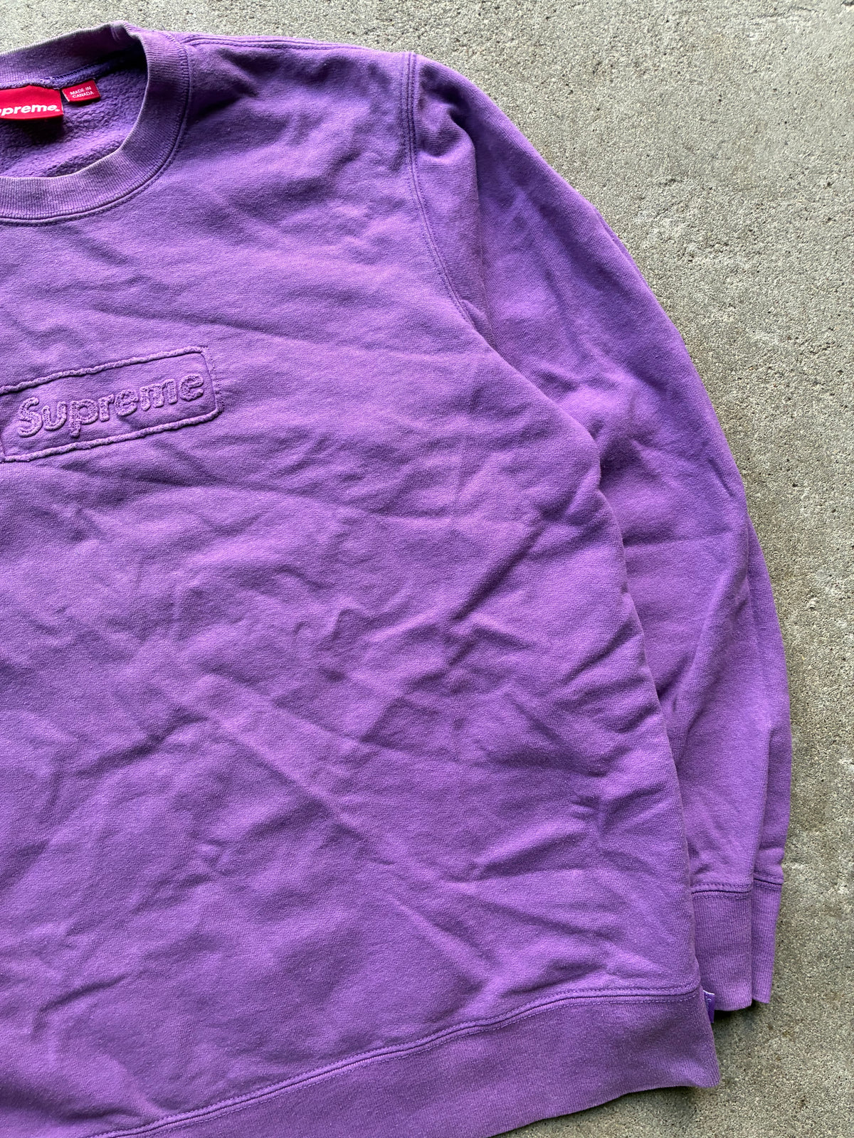 Supreme “CUTOUT LOGO” Box logo Crewneck (M)