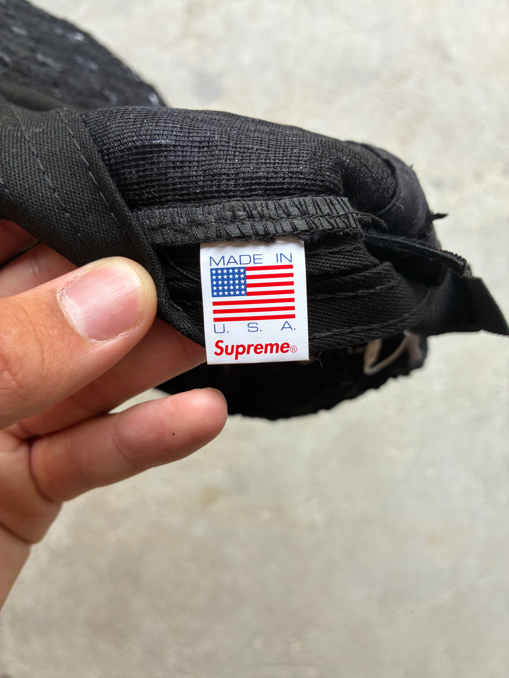 Supreme “RIBBON BOUCLE” Camp Cap (Adjustable)
