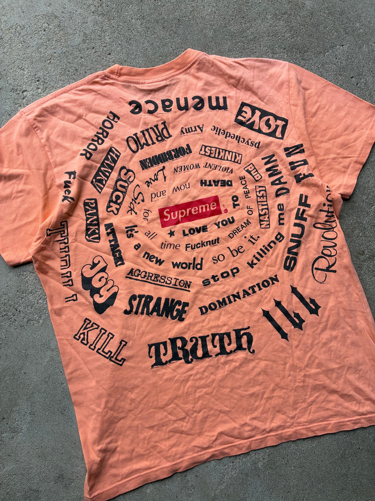 Supreme “SPIRAL” Tee (L)
