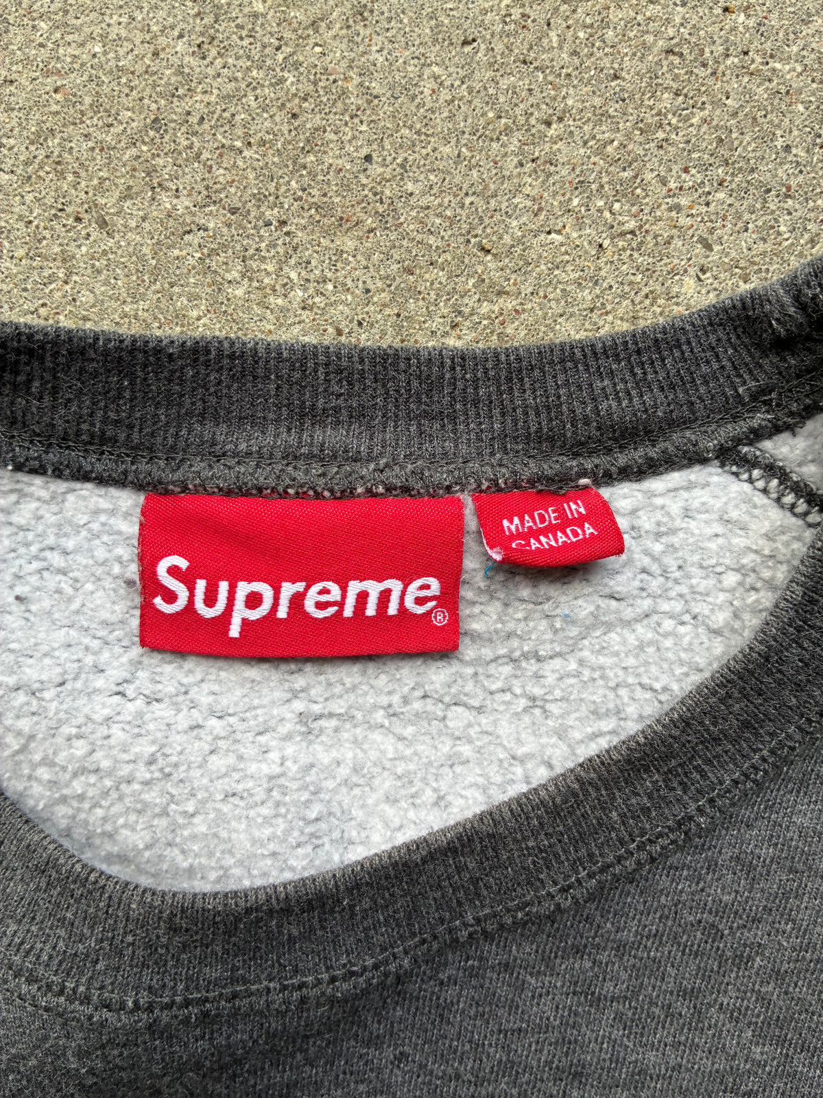 Supreme “CIRCLE LOGO FW13” Crewneck (M)