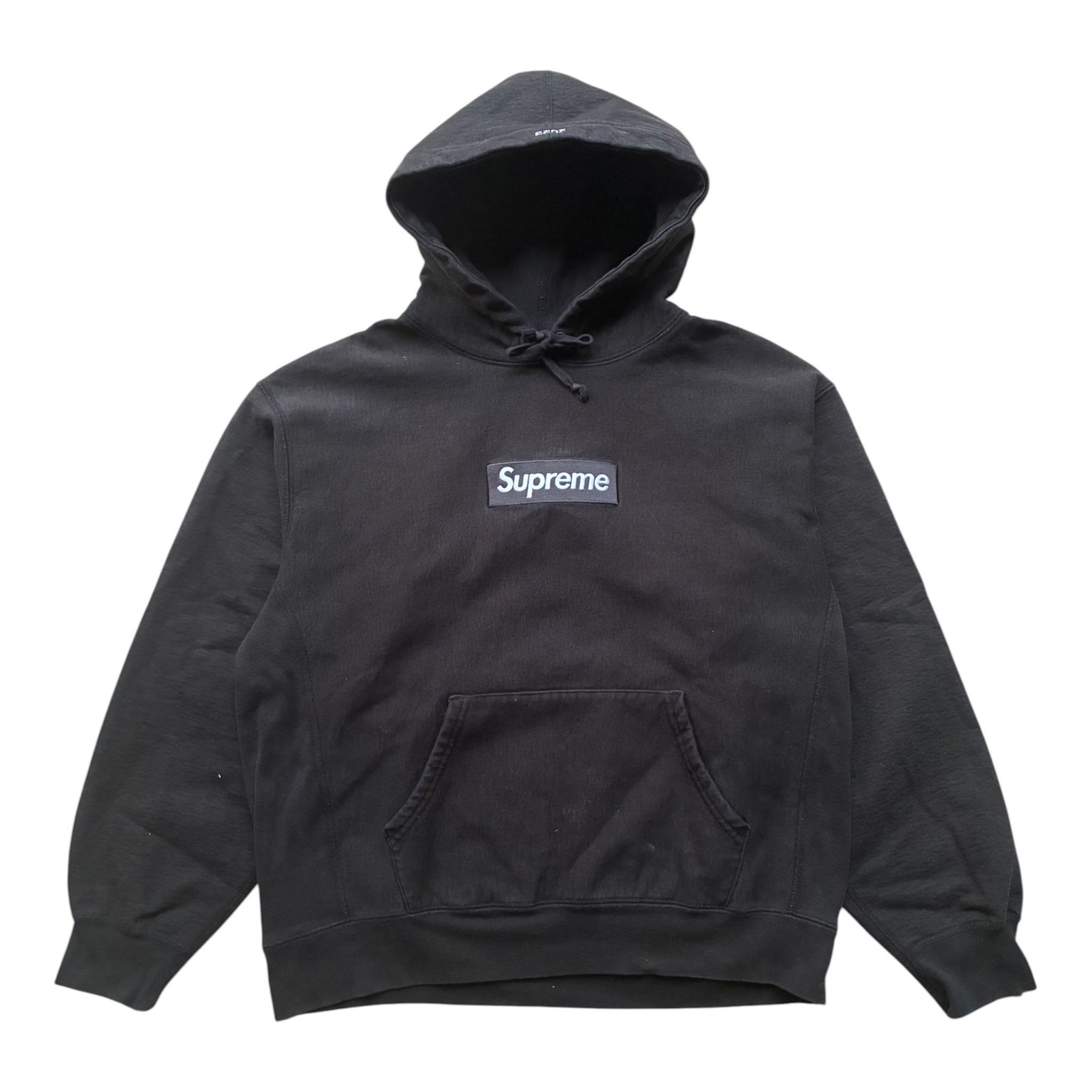 Supreme box logo “FW23 black” hoodie (M)
