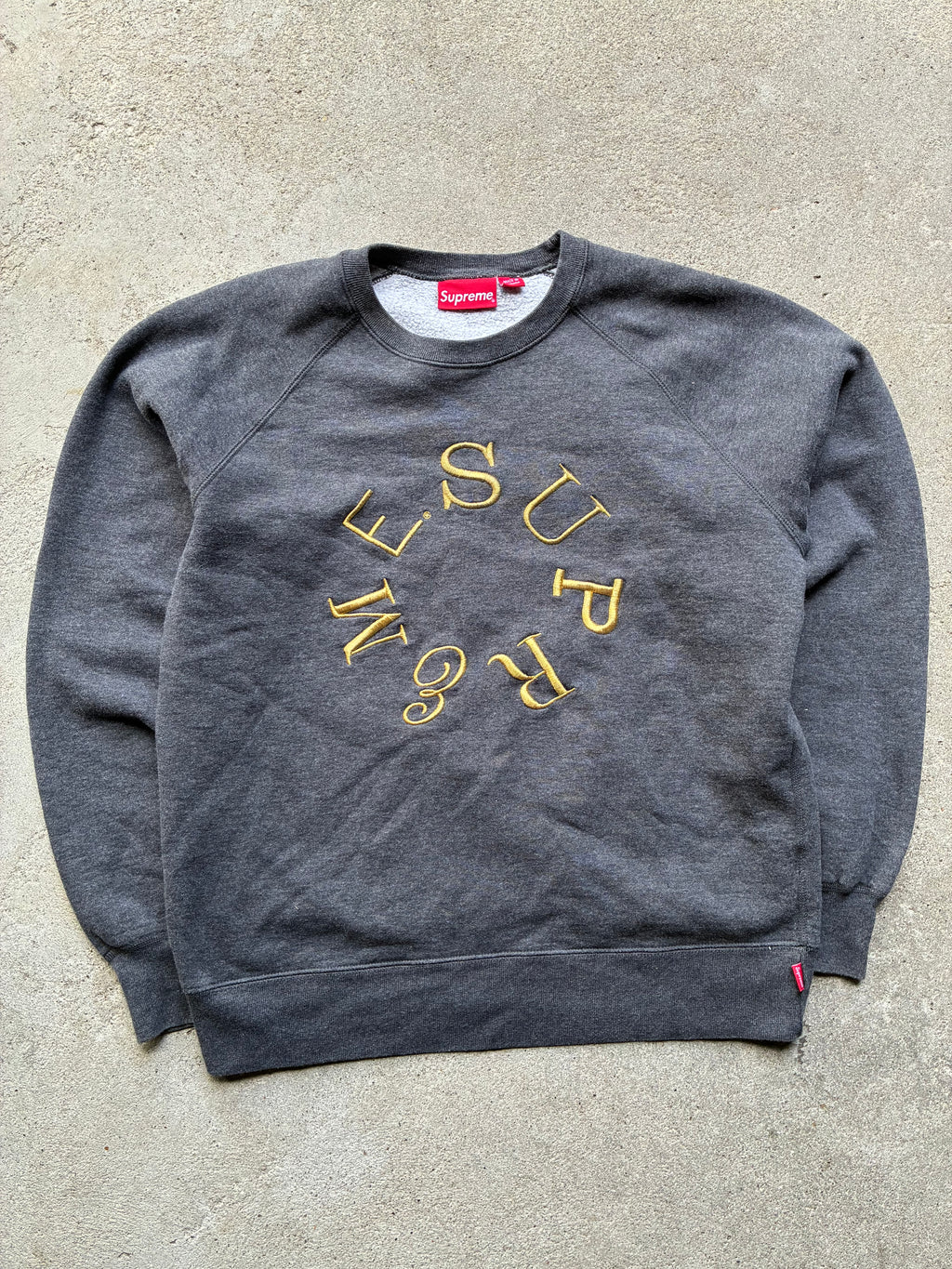 Supreme “CIRCLE LOGO FW13” Crewneck (M)