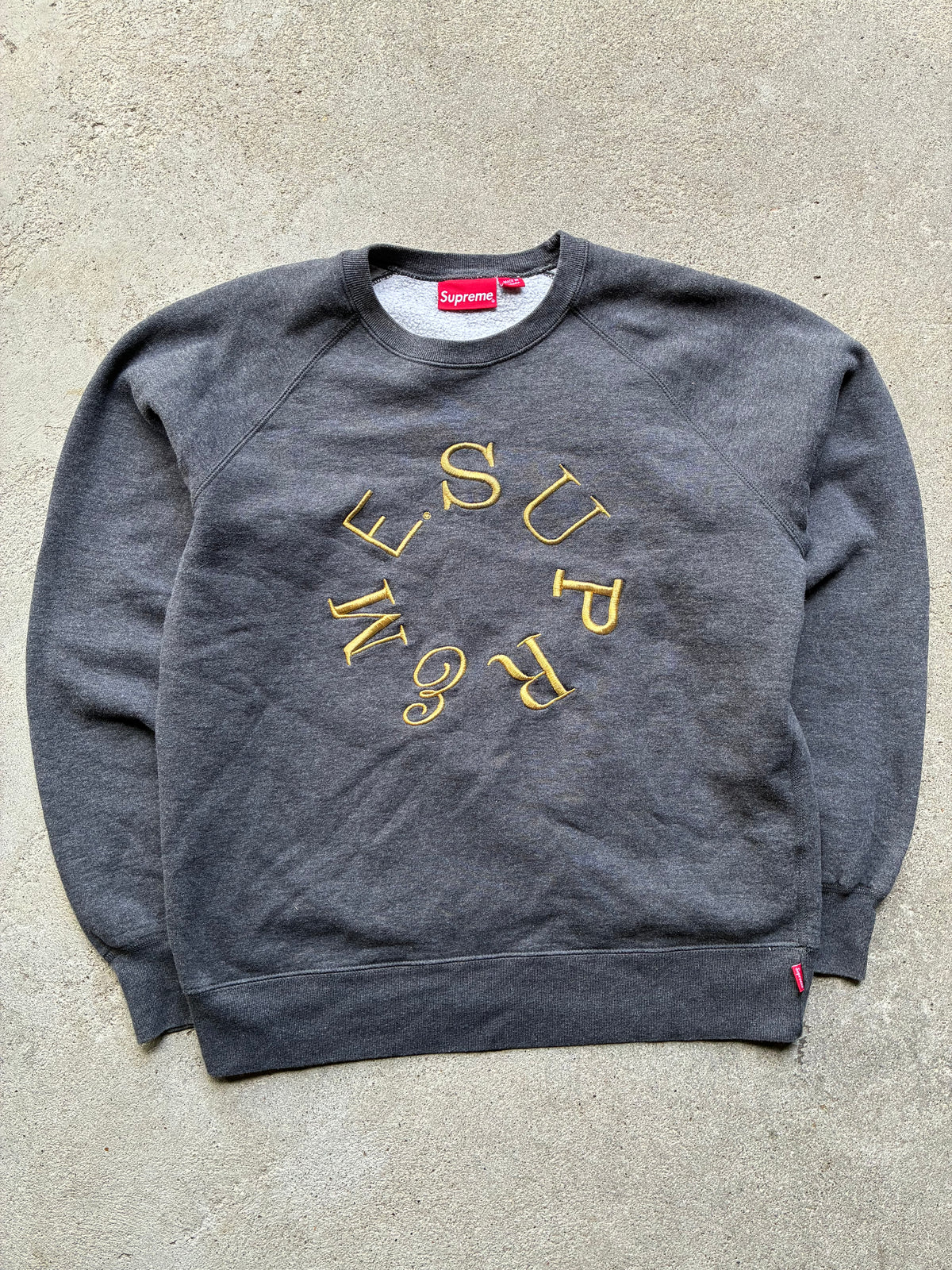 Supreme “CIRCLE LOGO FW13” Crewneck (M)