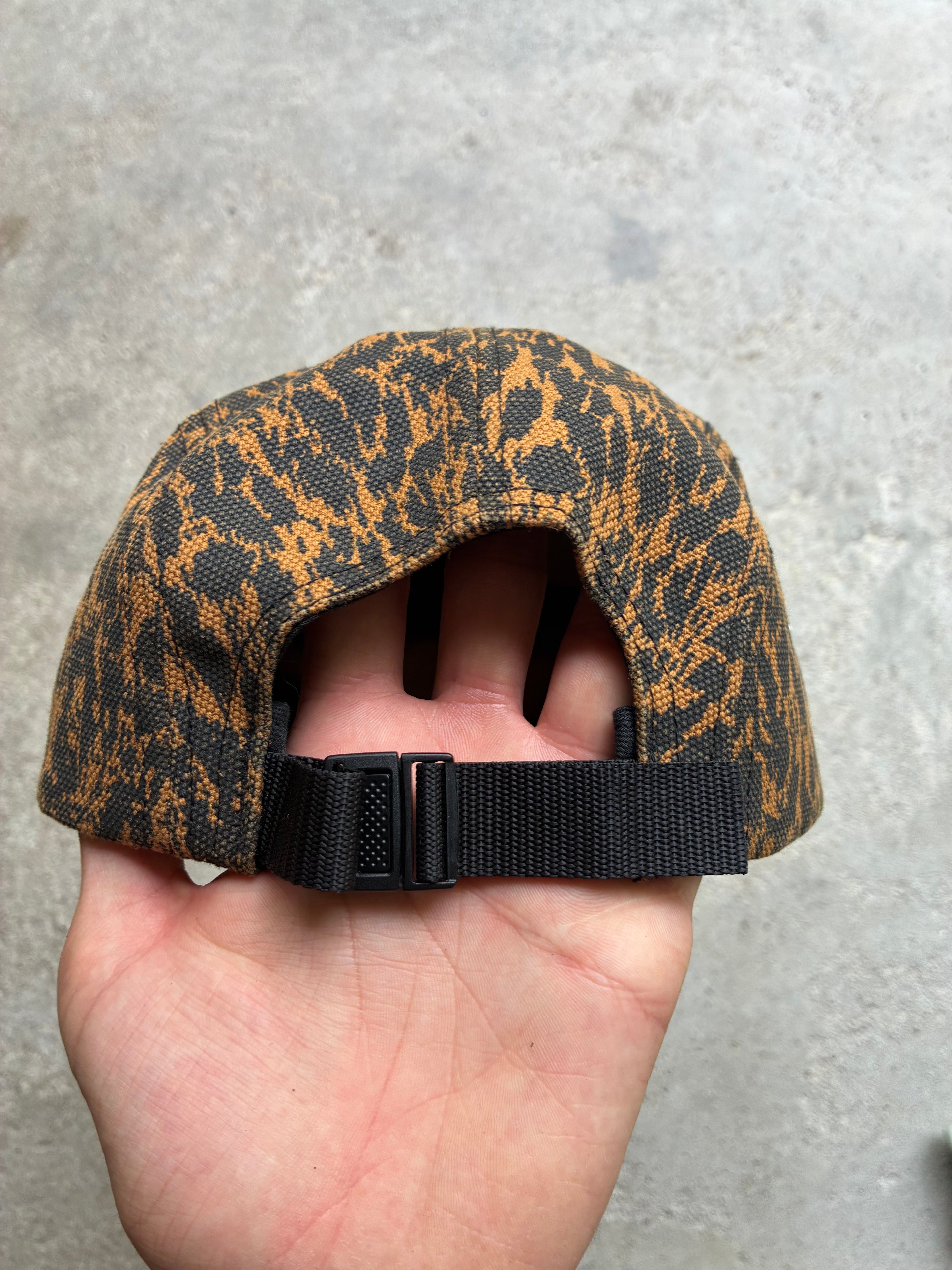 Supreme “LEOPARD GREEN LEATHER SS13” Camp Cap (Adjustable)