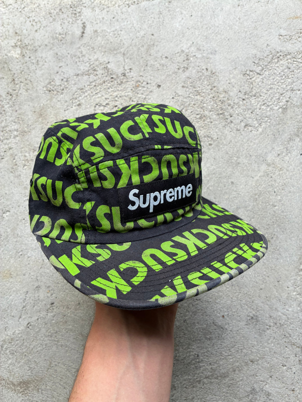 Supreme “SUCK” Camp Cap (Adjustable)