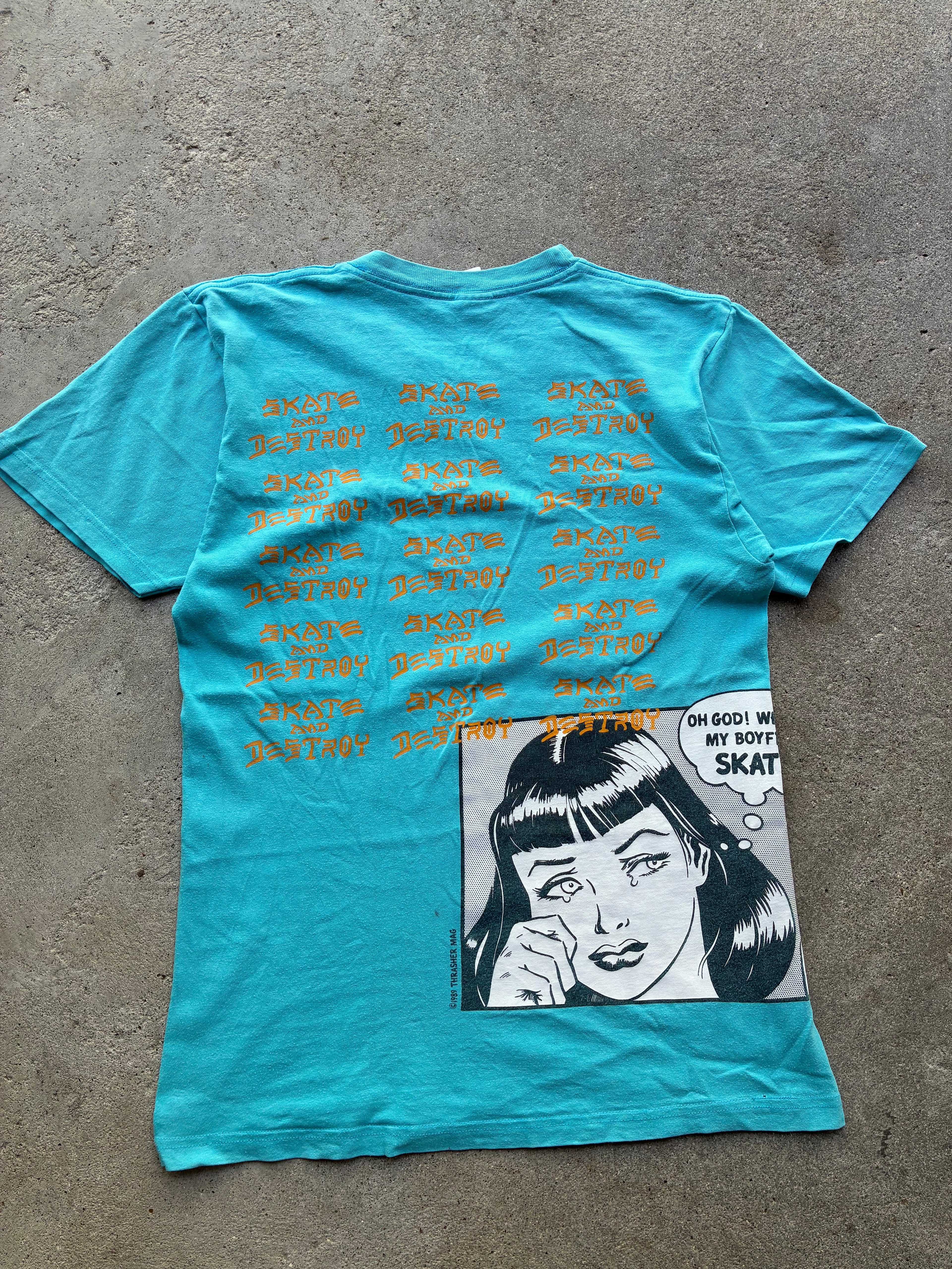 Supreme “THRASHER BOYFRIEND” tee (M)