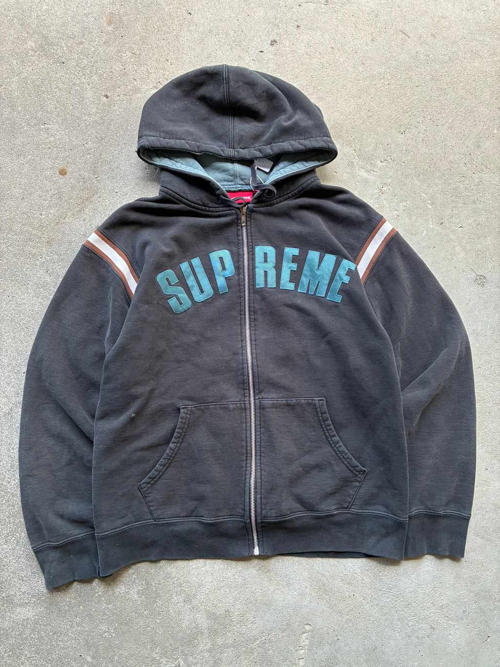 Supreme “ARC LOGO” Zip Up Hoodie (M)