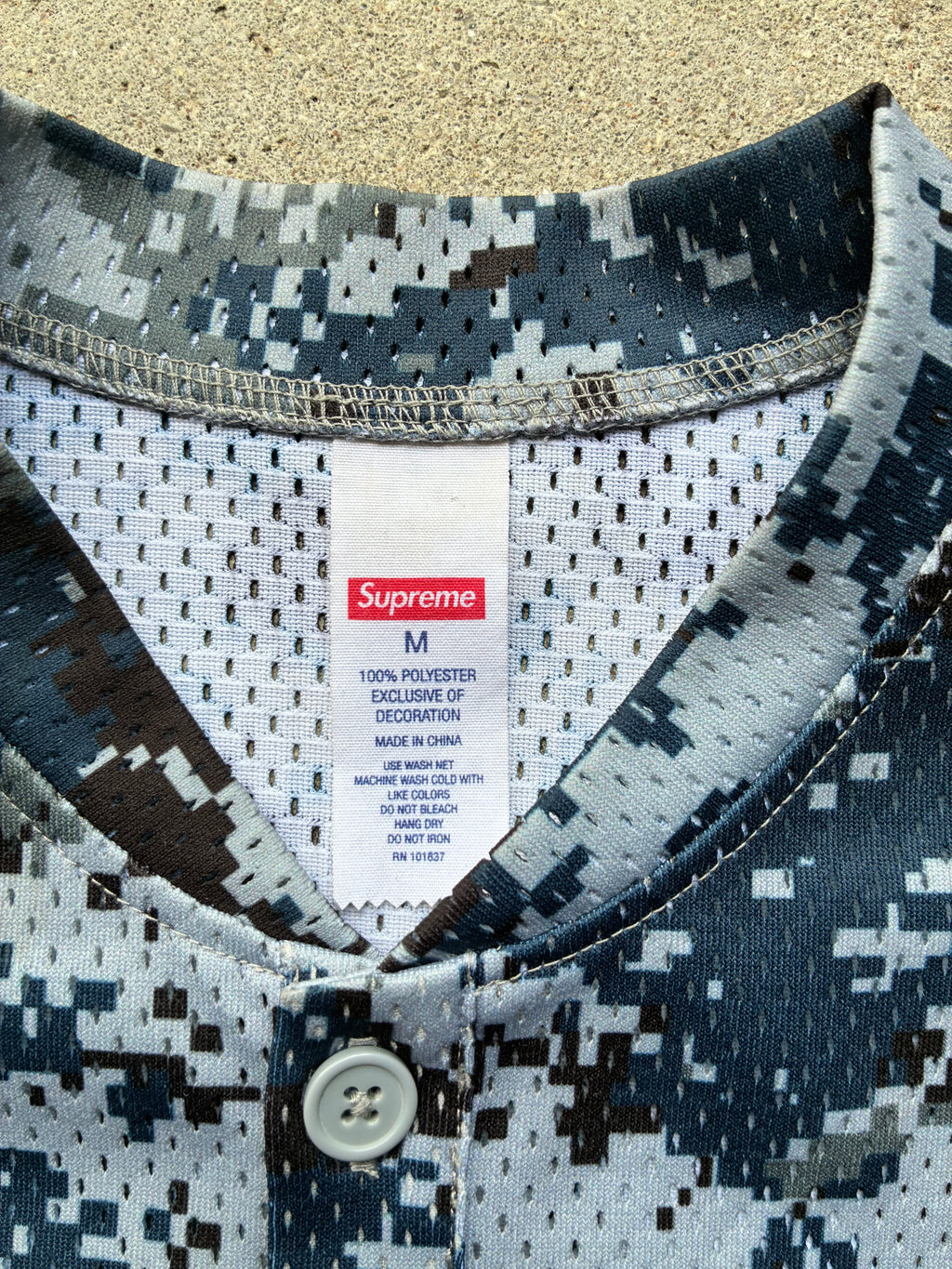 Supreme “S LOGO” Henley jersey (M)