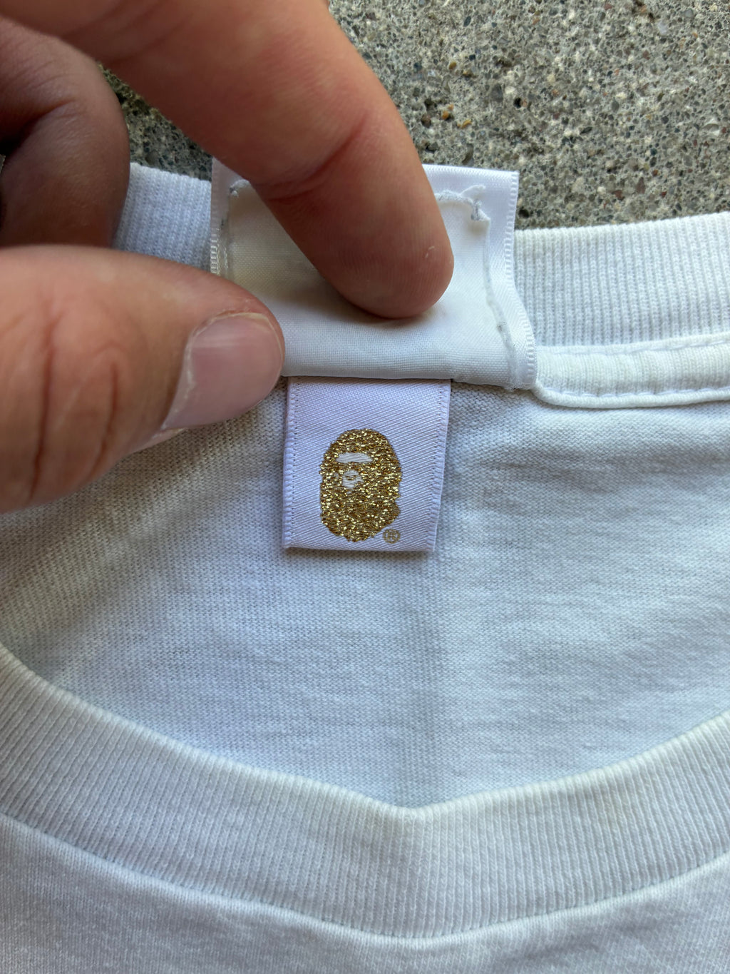 Bape “Japan Exclusive” tee (L)