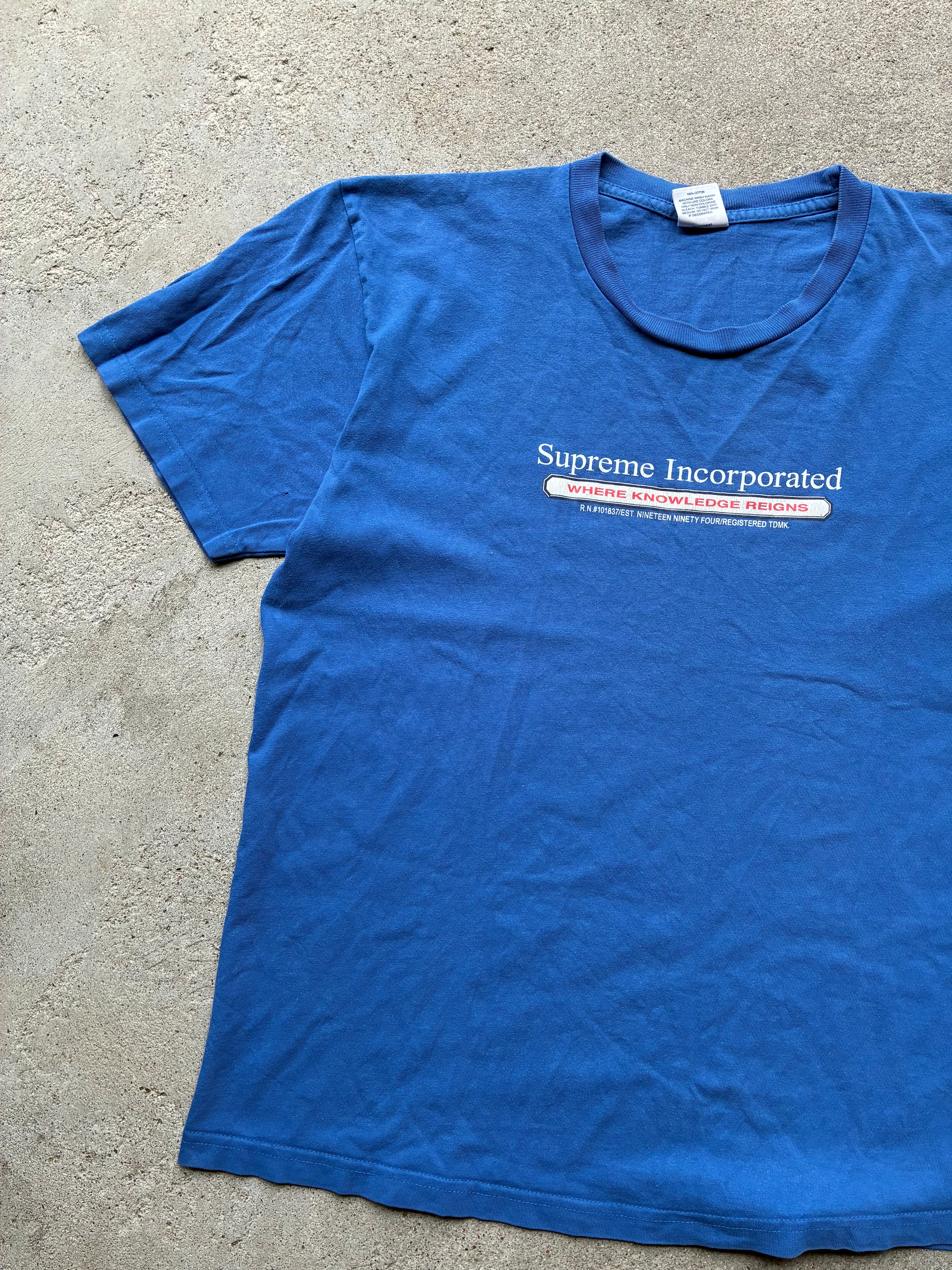 Supreme “INCORPORATED” Tee (M)