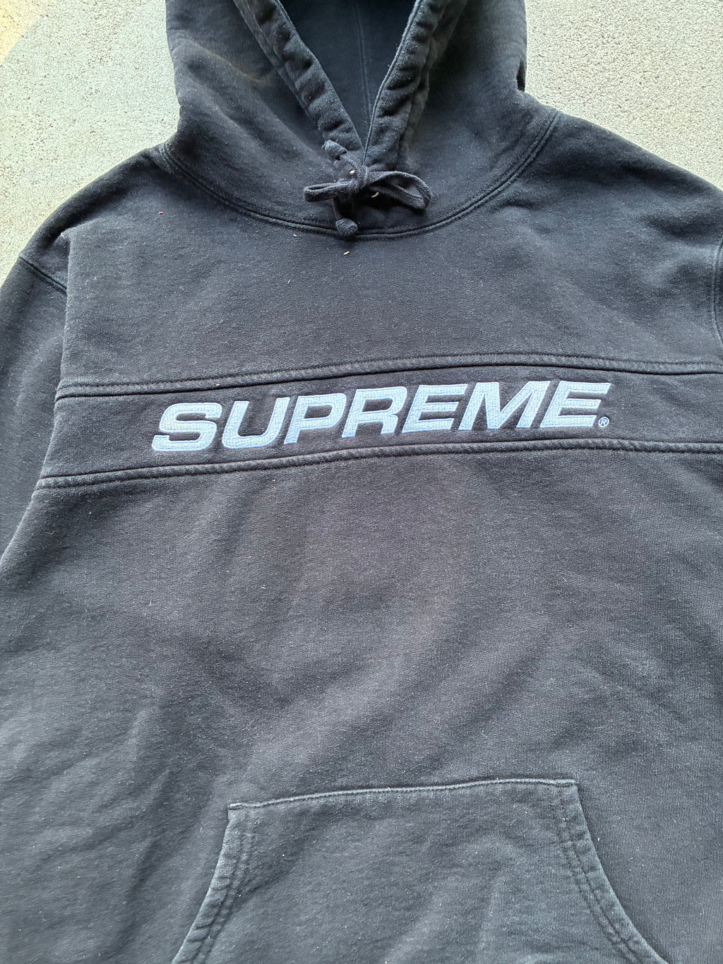 Supreme “FULL STRIPE” Hoodie (L)