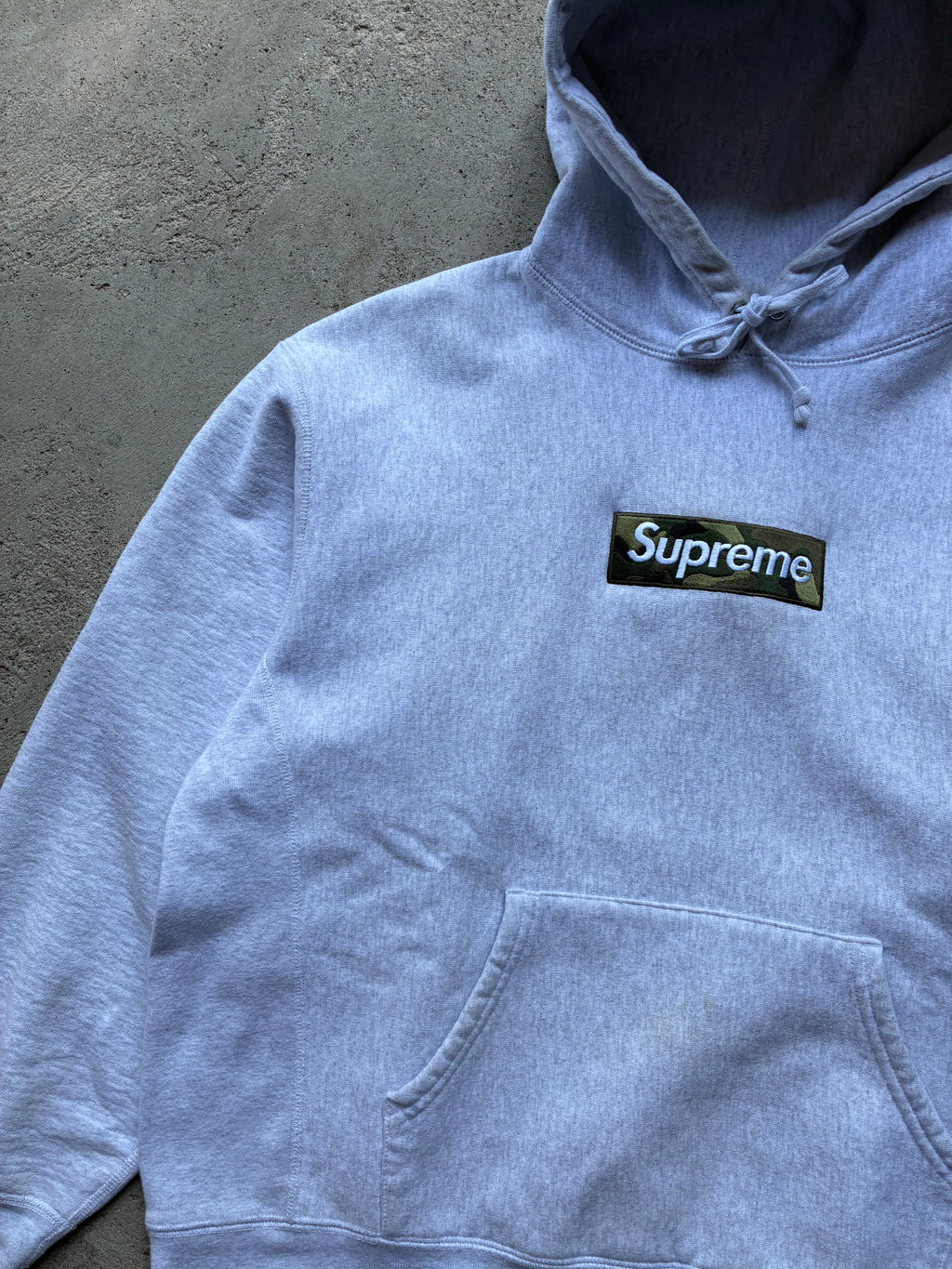 Supreme “BOX LOGO CAMO FW23” Hoodie (M)