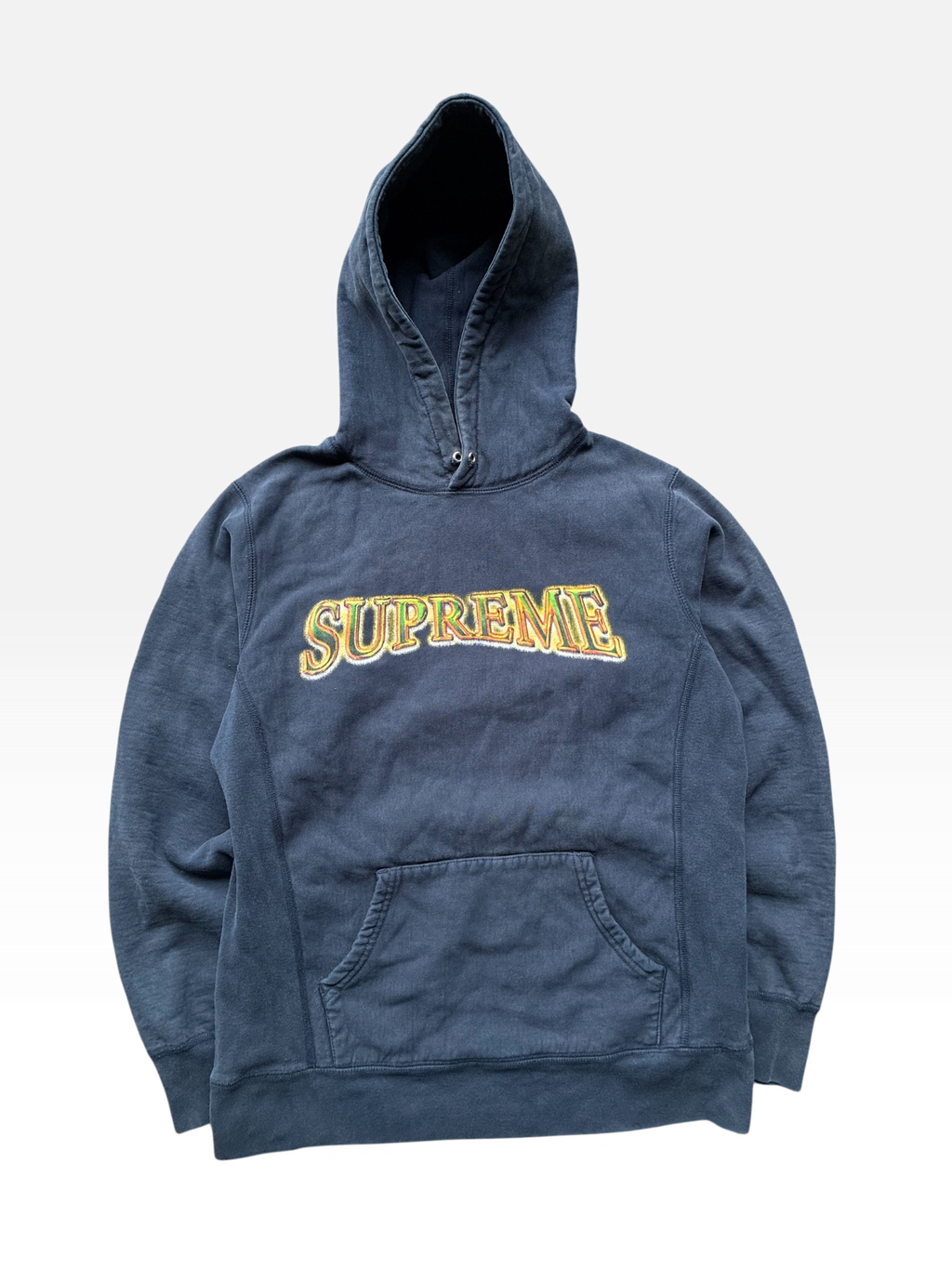 Supreme “METALLIC ARC LOGO” Hooded Hoodie (M)