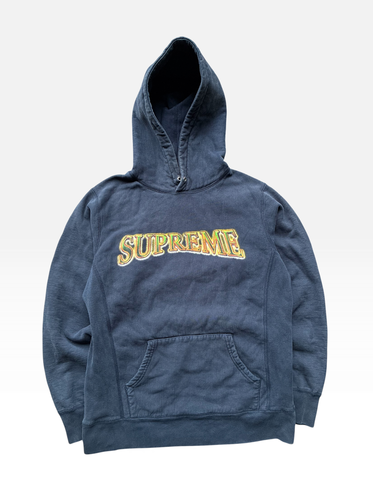 Supreme “METALLIC ARC LOGO” Hooded Hoodie (M)