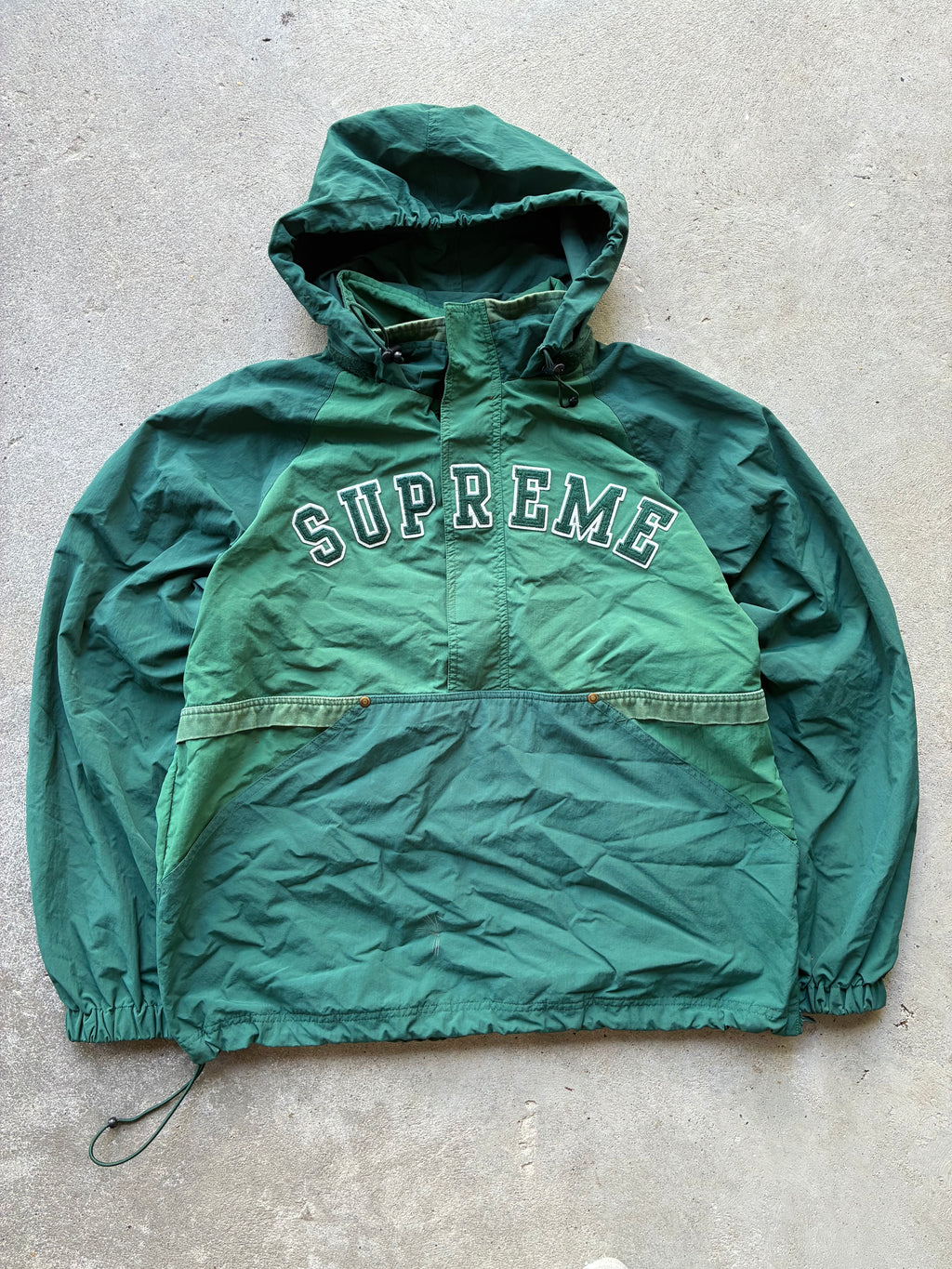 Supreme “COURT HALF ZIP PULLOVER SS18” Jakke (M)