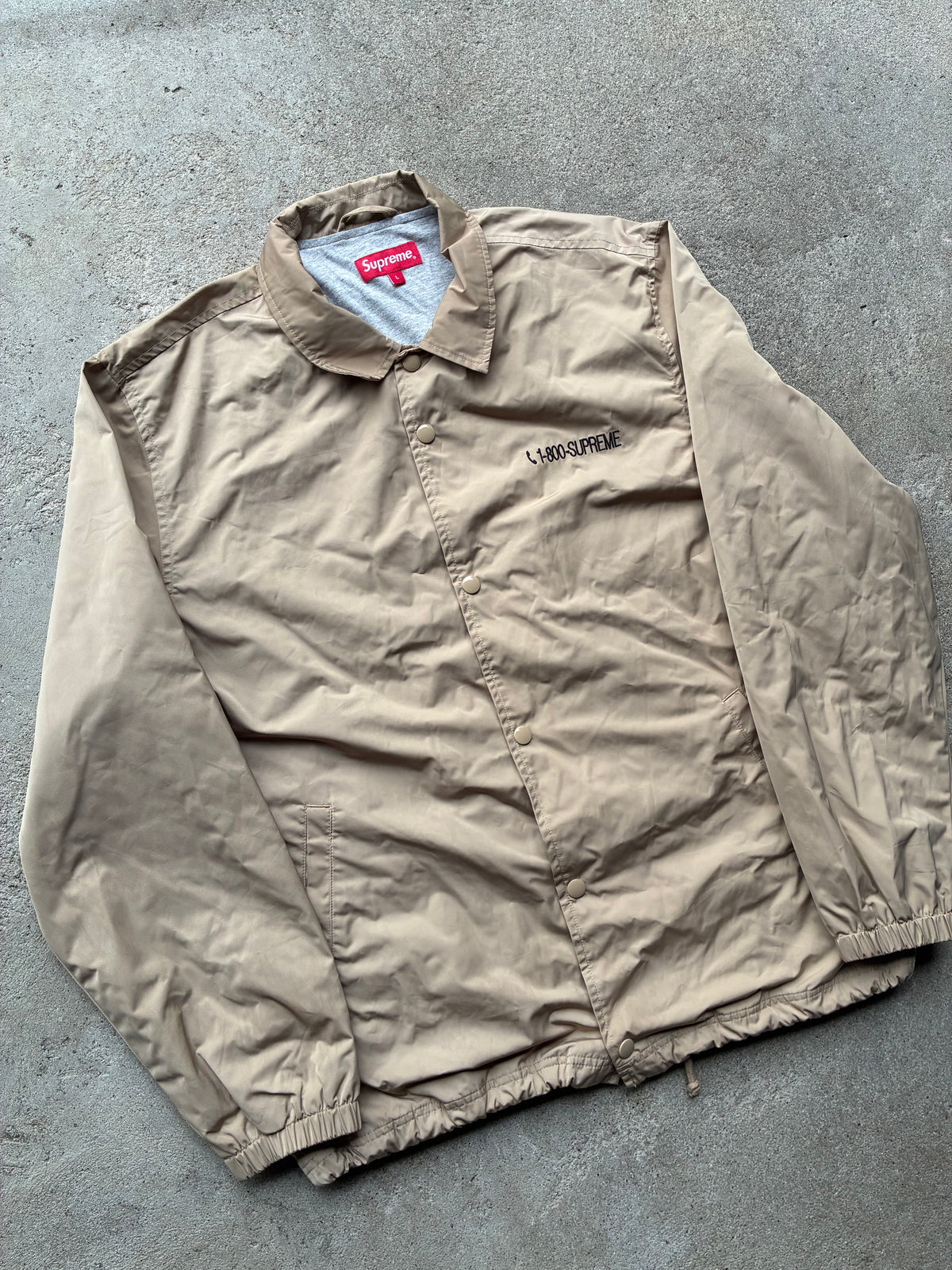 Supreme “1-8”0-SUPREME” Coaches jacket (L)