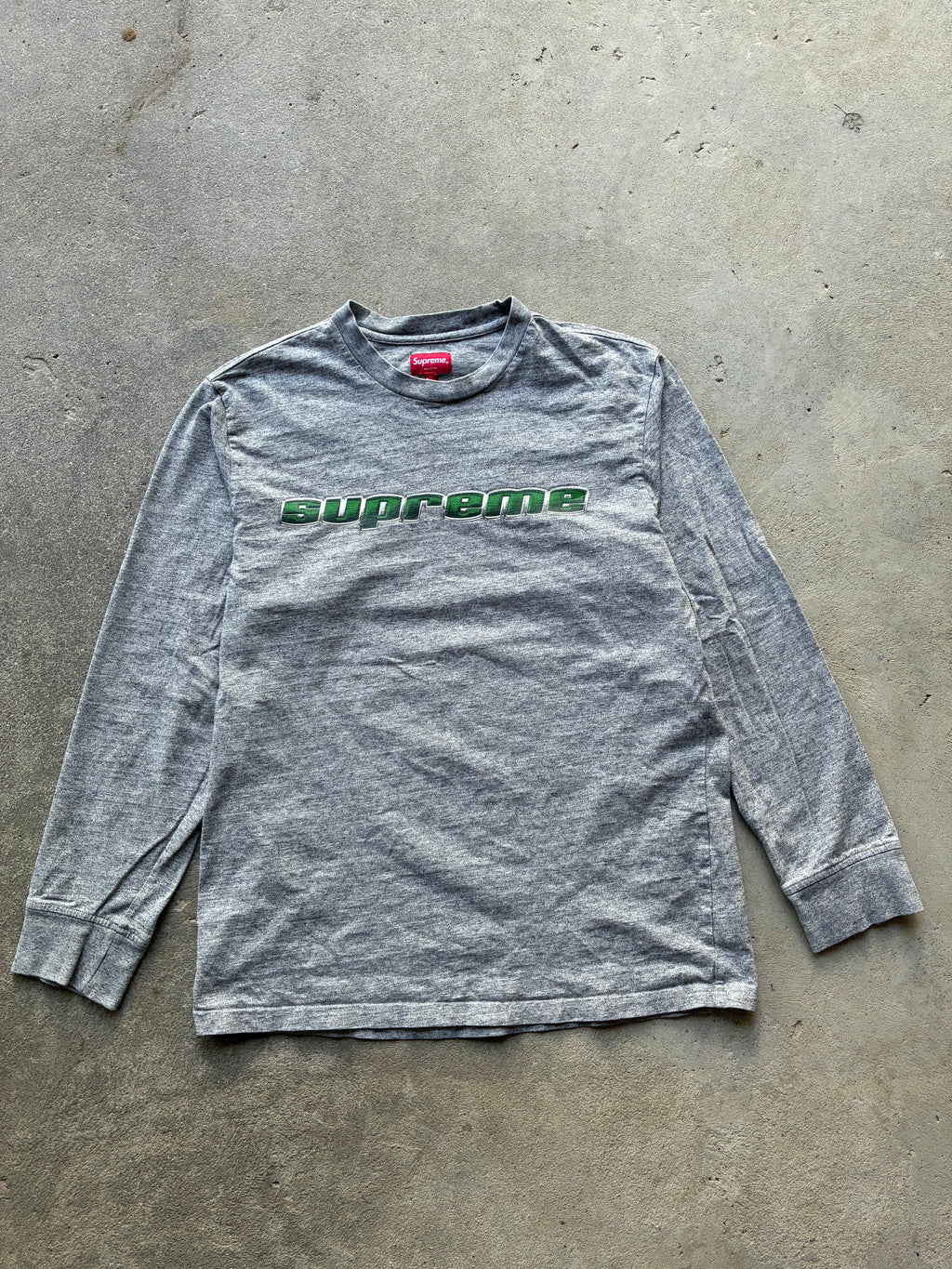 Supreme “CHROME LOGO L/S” Long Sleeve (M)