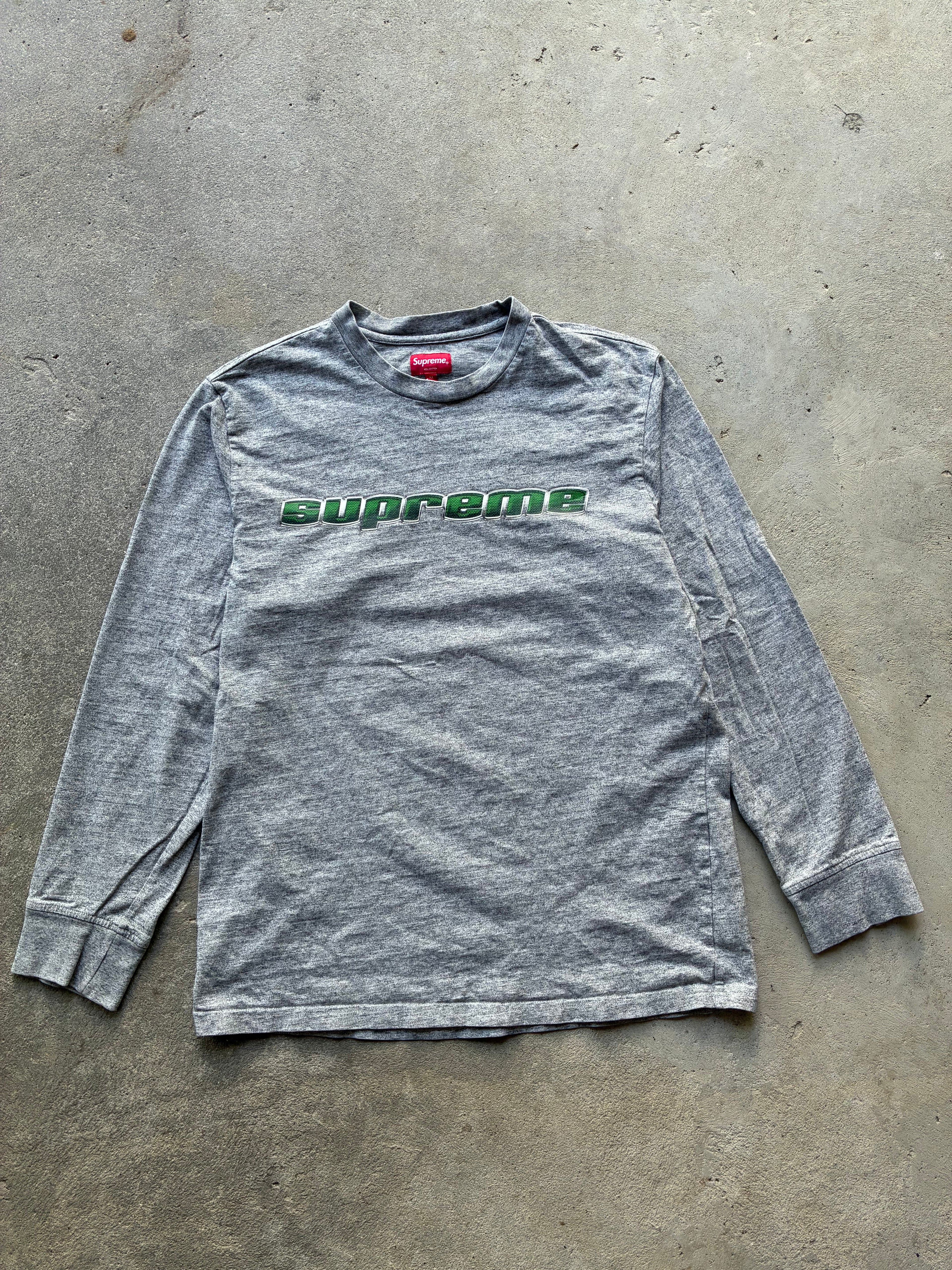 Supreme “CHROME LOGO L/S” Long Sleeve (M)