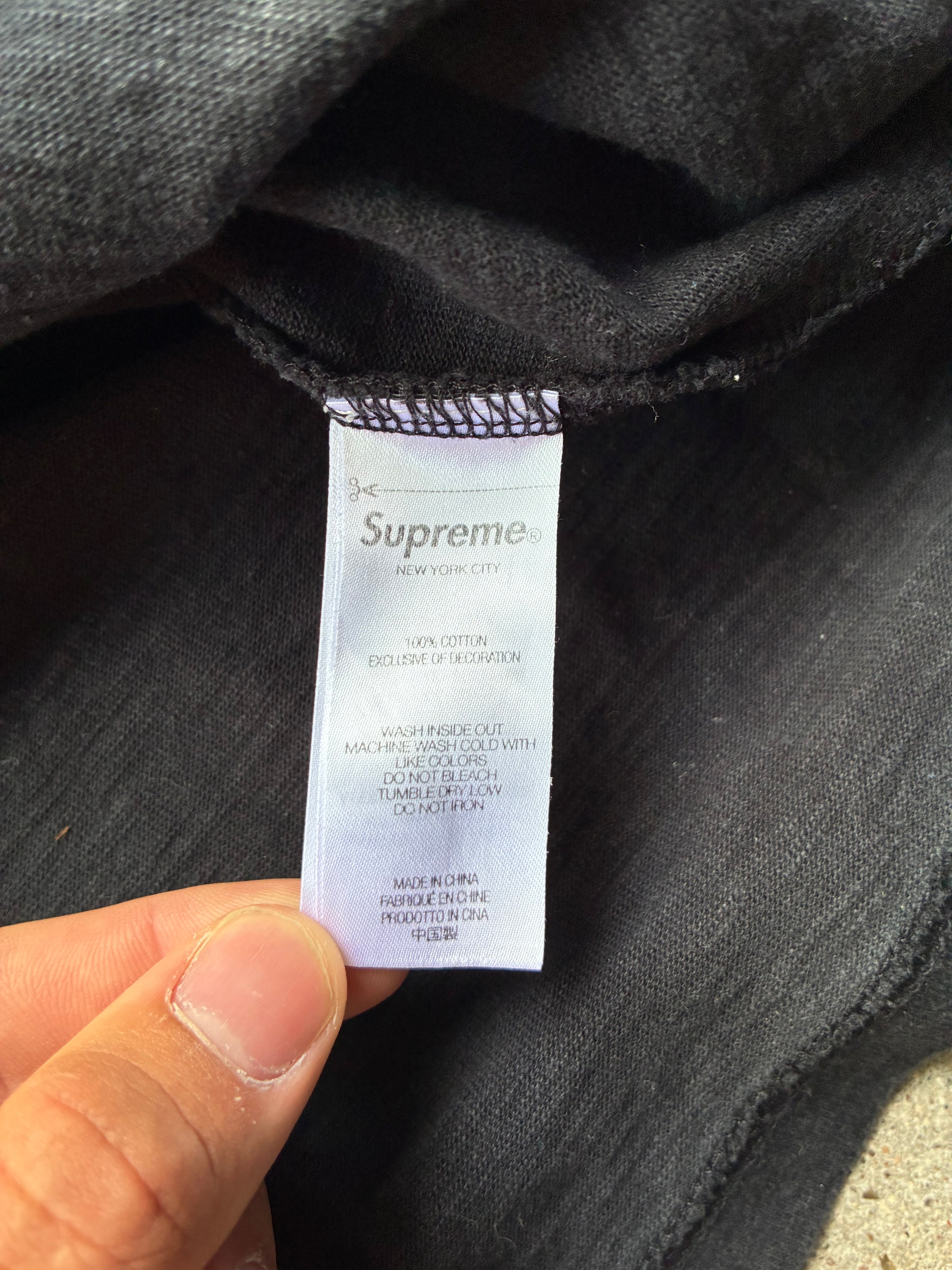 Supreme  “STENCIL EMBROIDERED SS24” Tee (L)