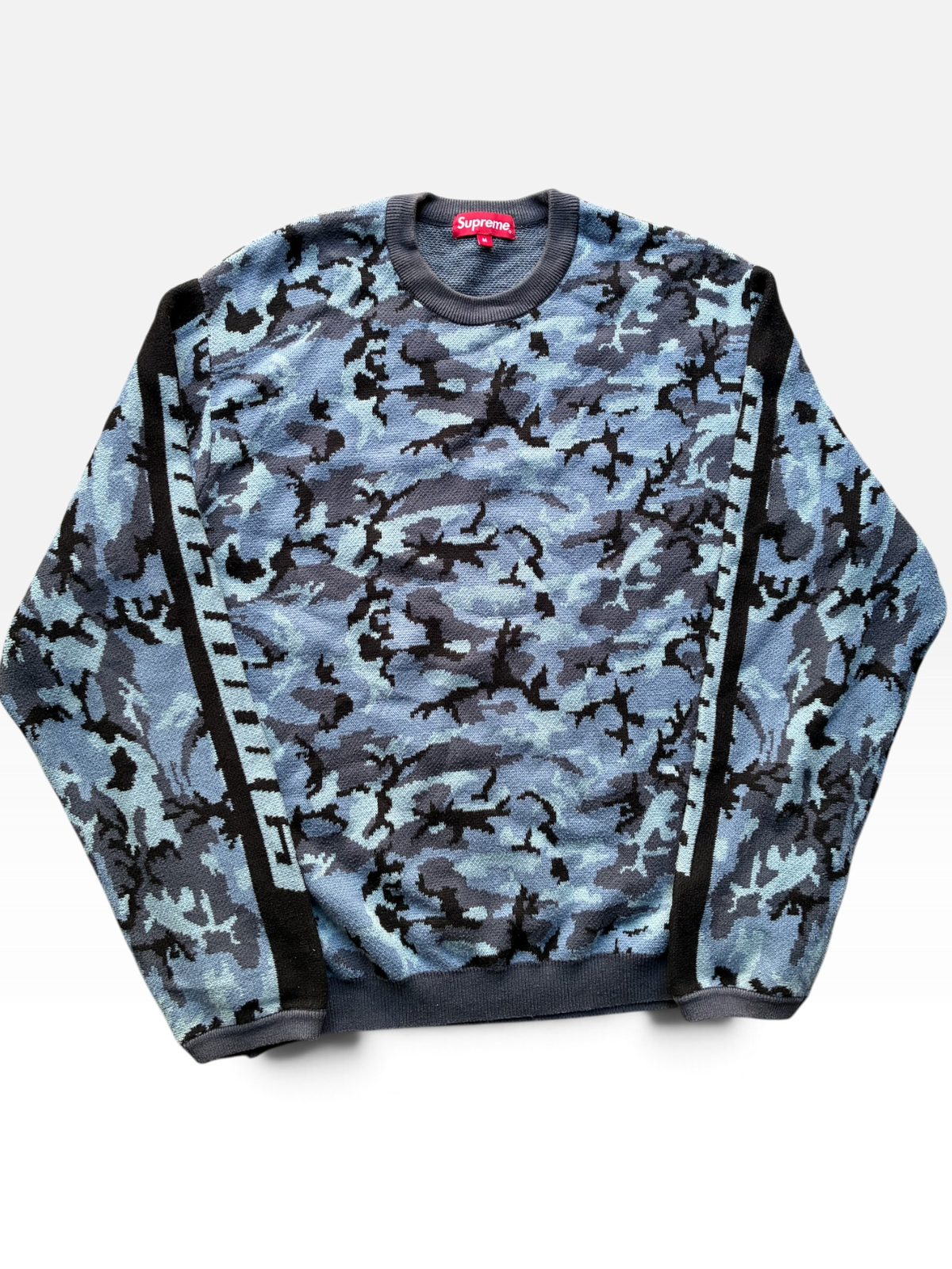 Supreme “SLEEVE STRIPE” Sweater (M)