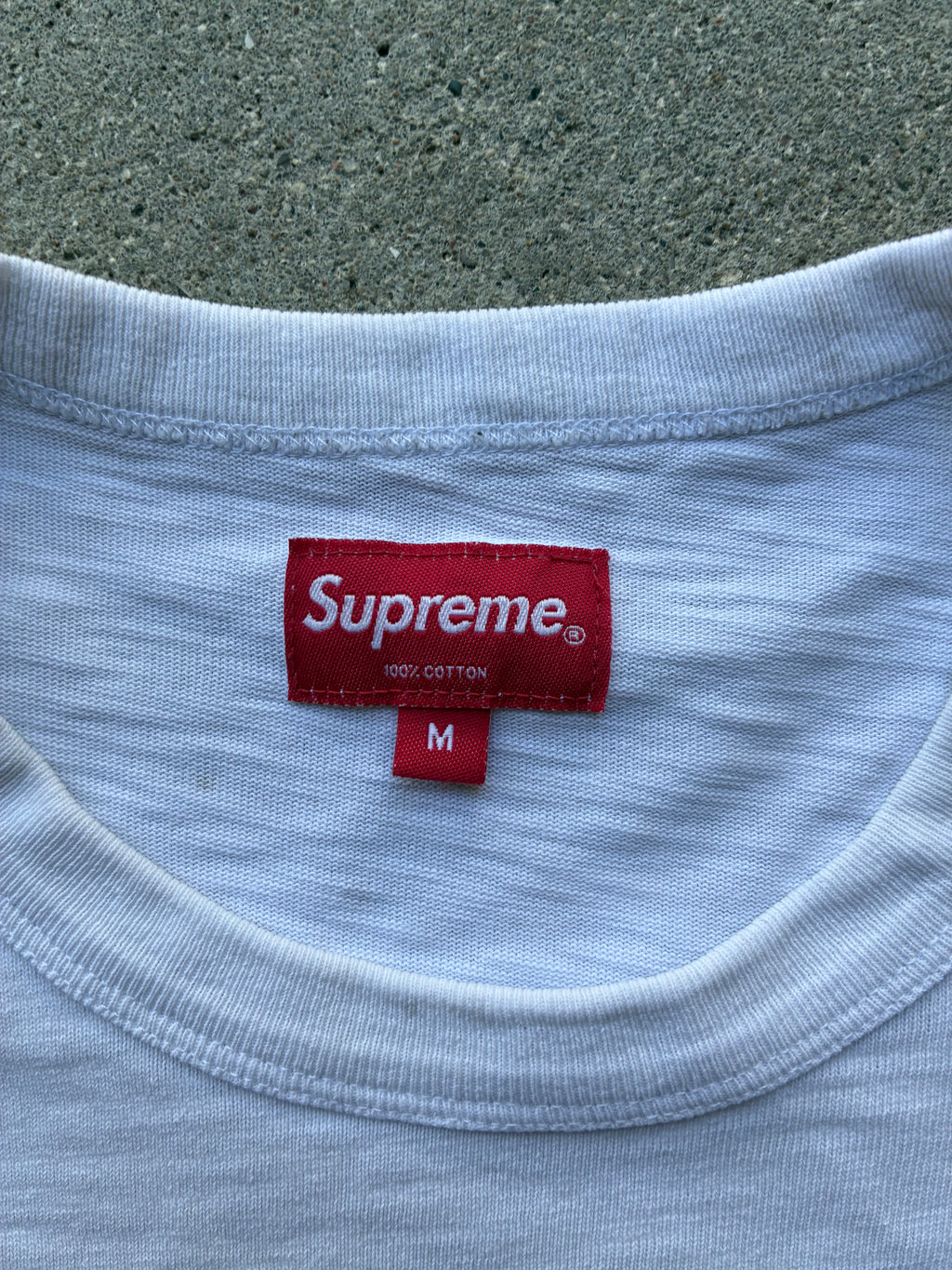 Supreme “COLLEGE LOGO S/S” Tee (M)
