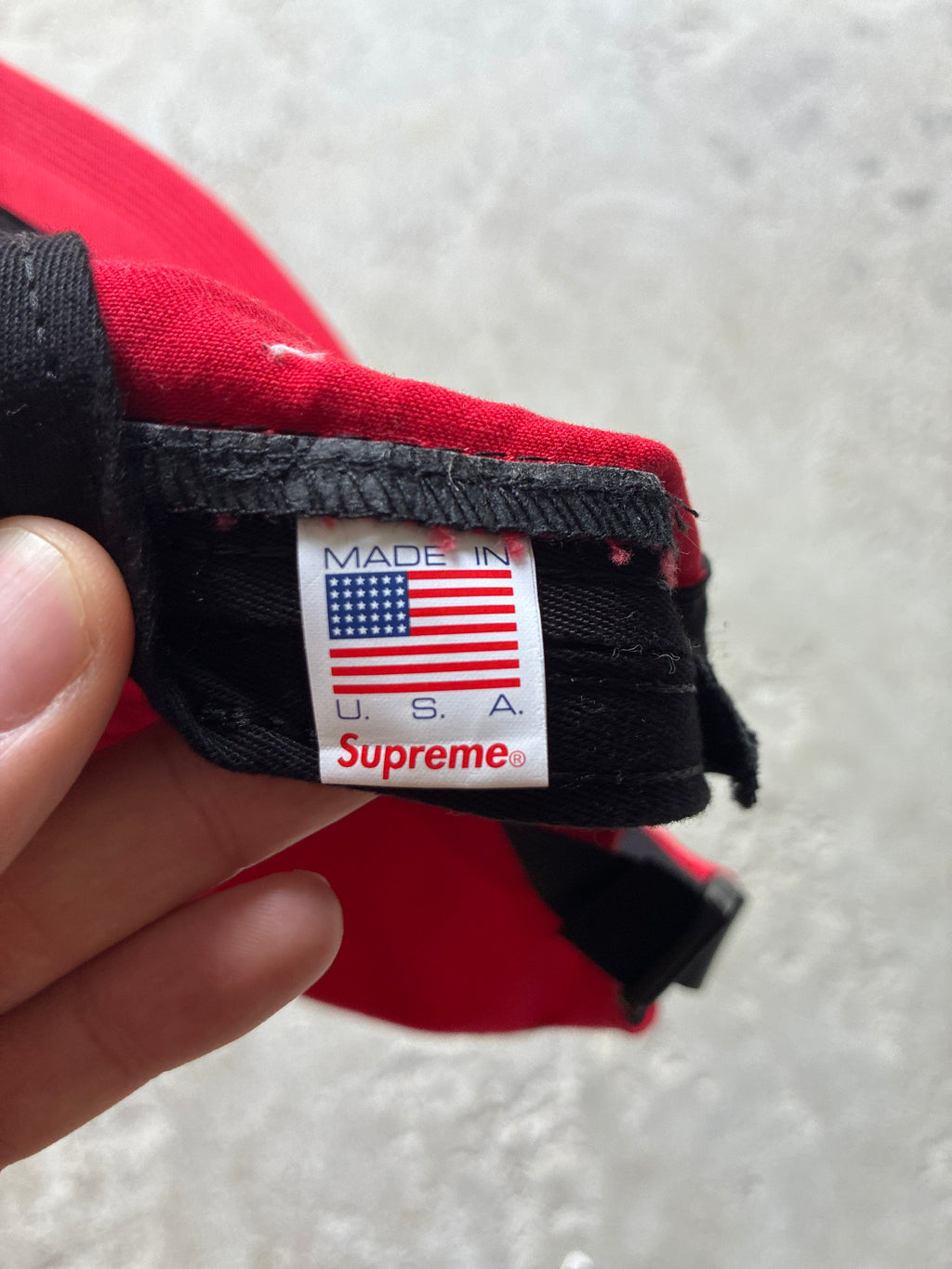 Supreme “RED” camp cap (Adjustable)