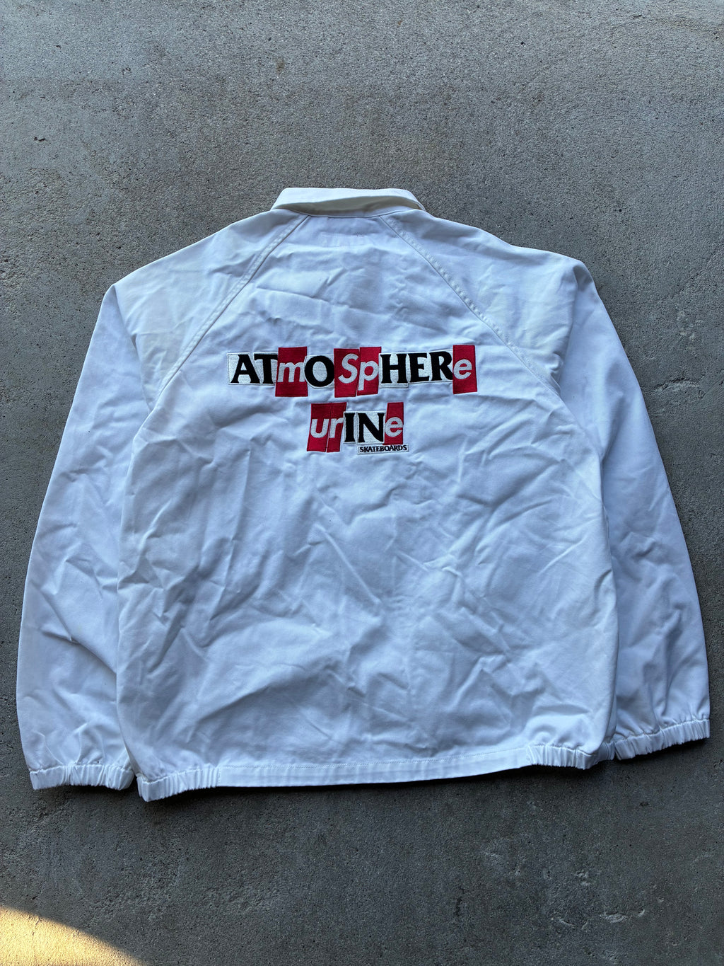 Supreme “ATMOSPHERE URINE” Coach Jacket (M)