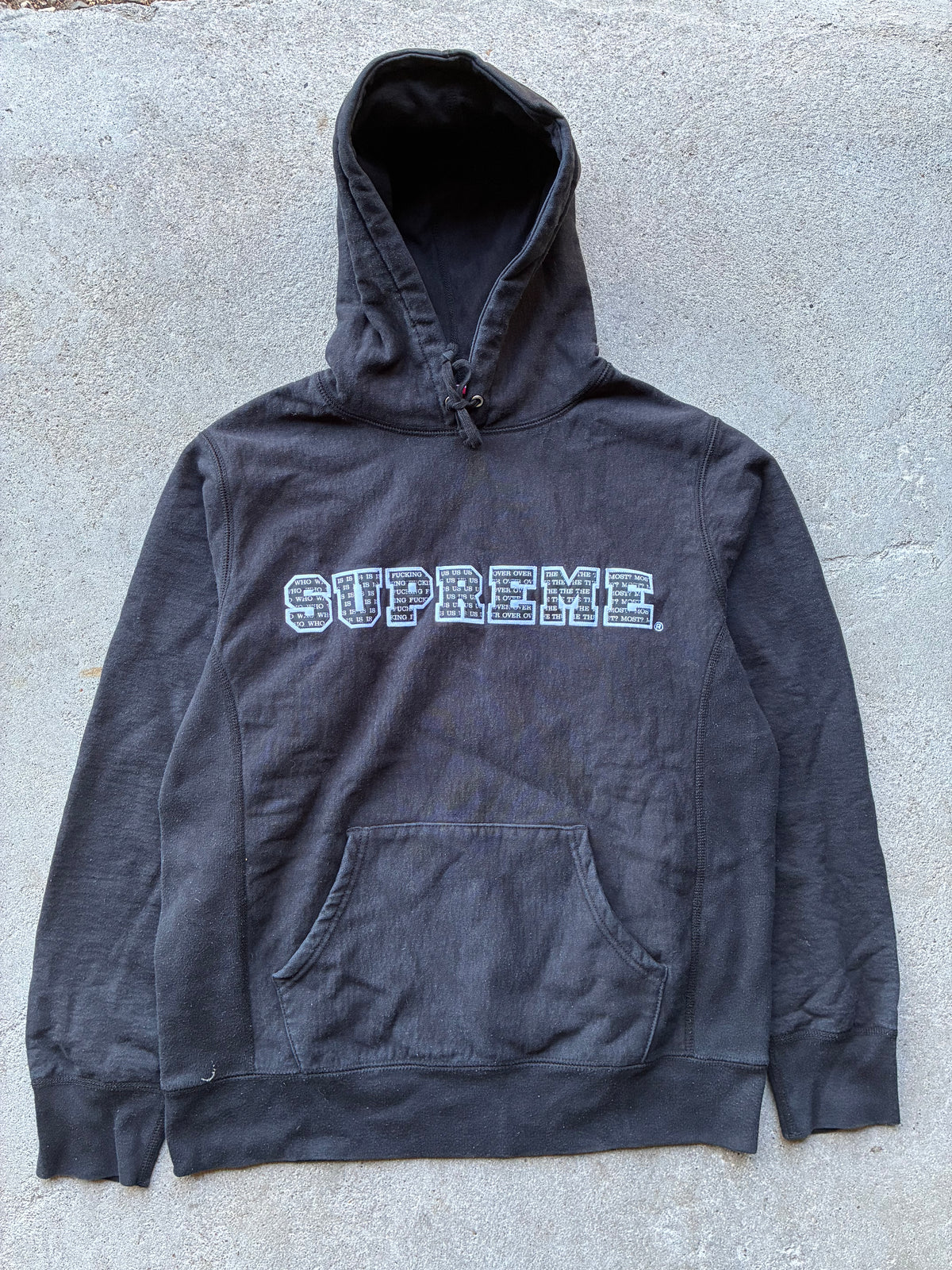 Supreme “COLLEGIATE ACRONYM” Hoodie (M)