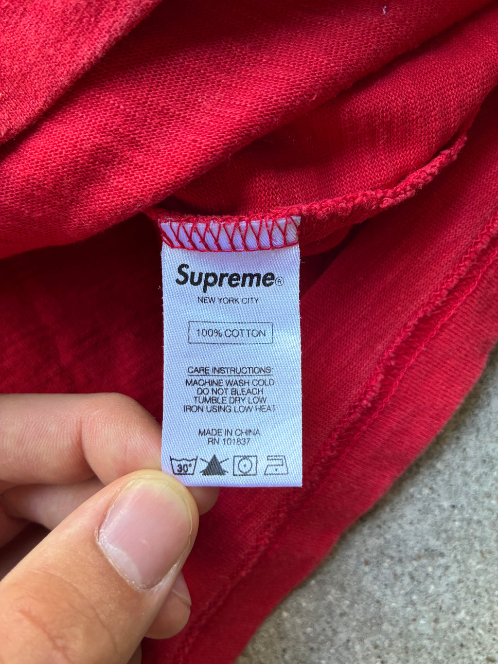 Supreme “REFLECTIVE” Long Sleeve (L)