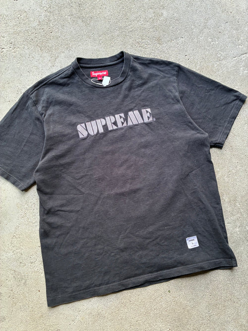Supreme  “STENCIL EMBROIDERED SS24” Tee (L)