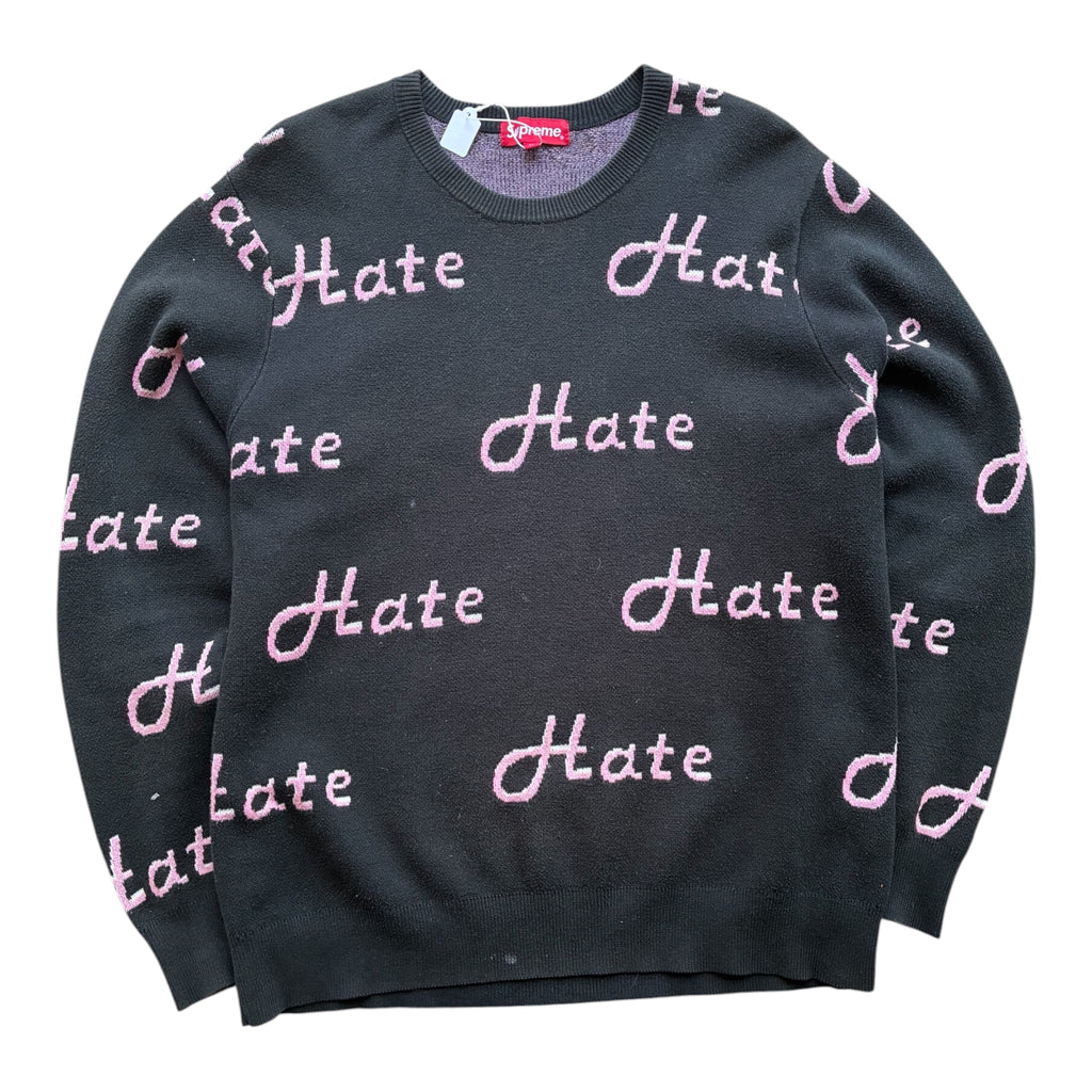 Supreme “HATE” Sweater (M)