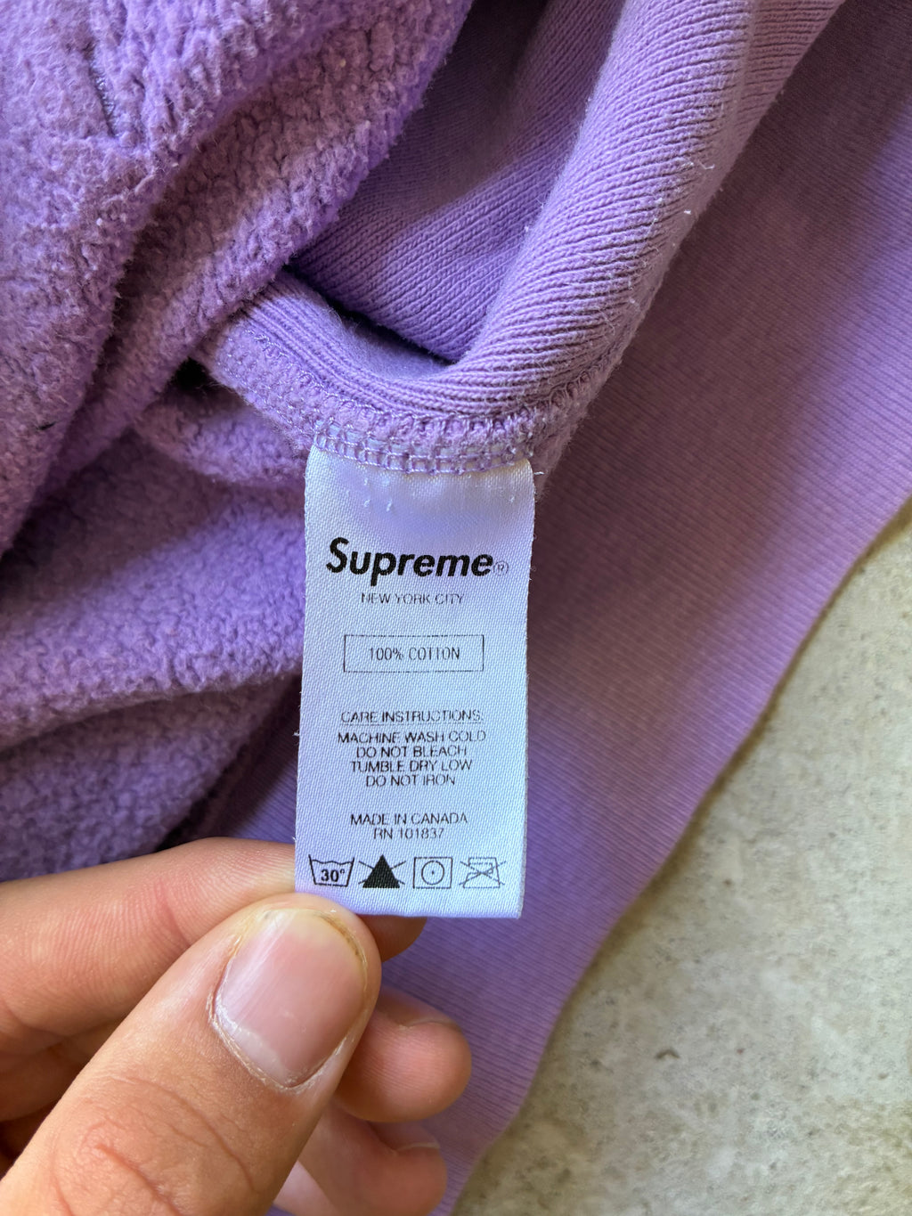 Supreme “STUDDED LOGO” Hoodie (L)