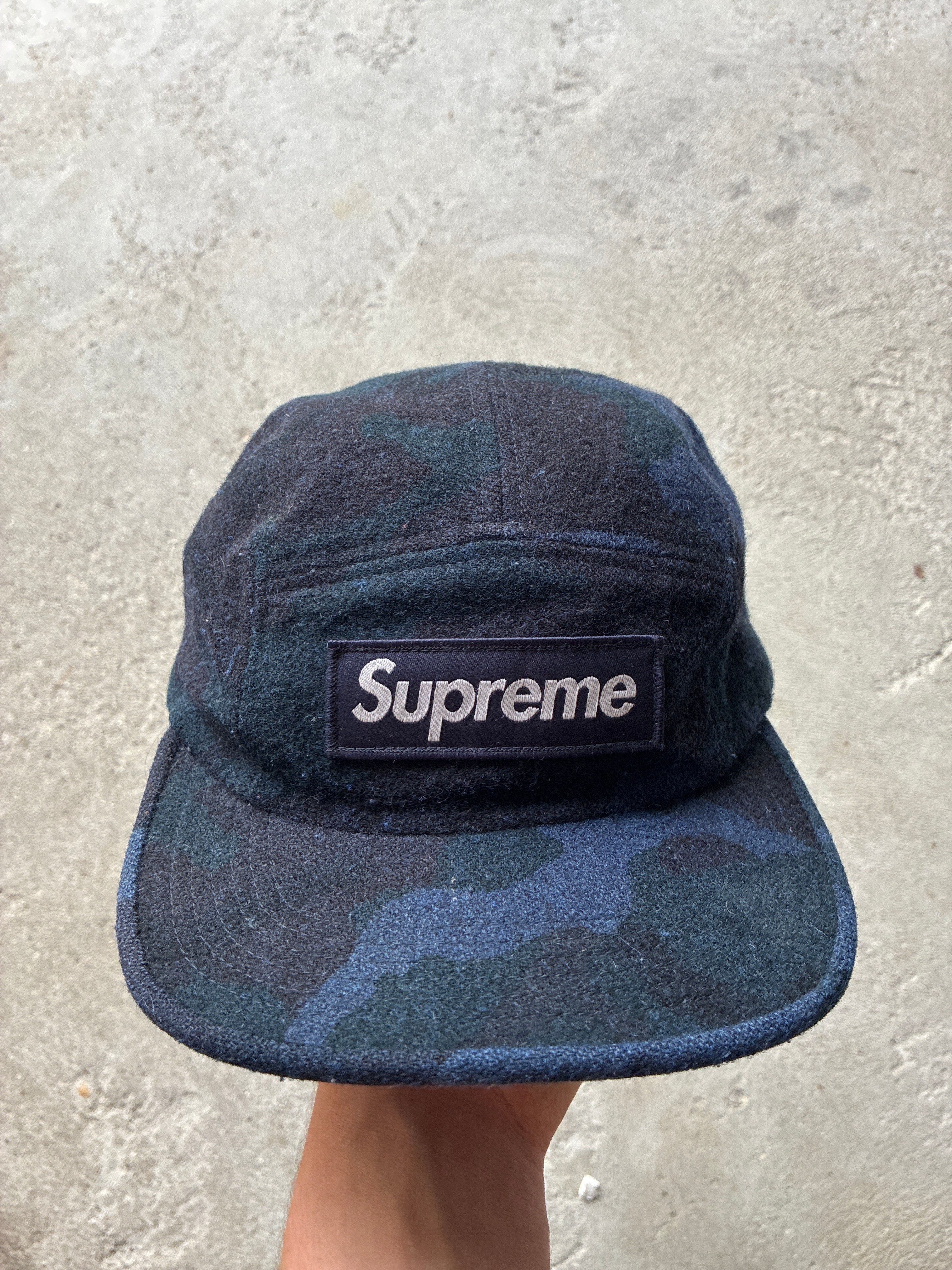 Supreme “CAMO WOOL” Camp Cap (Adjustable)