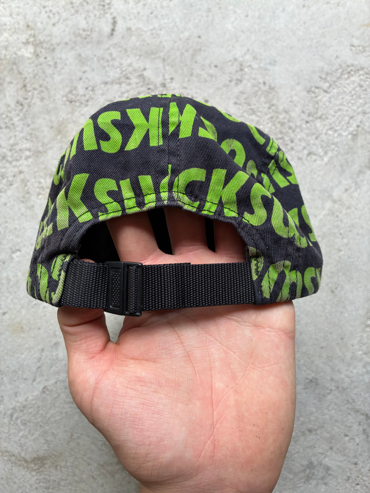 Supreme “SUCK” Camp Cap (Adjustable)