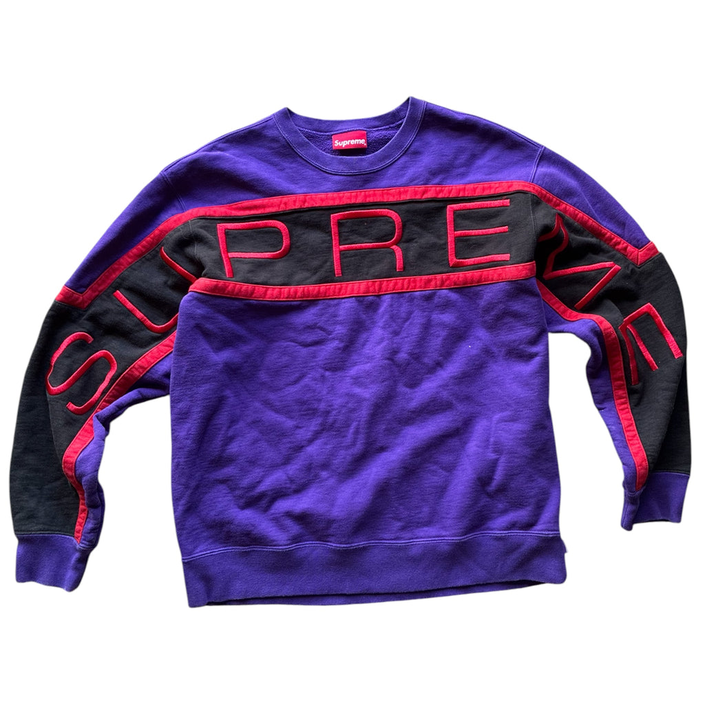 Supreme “PANELED” Crewneck (M)