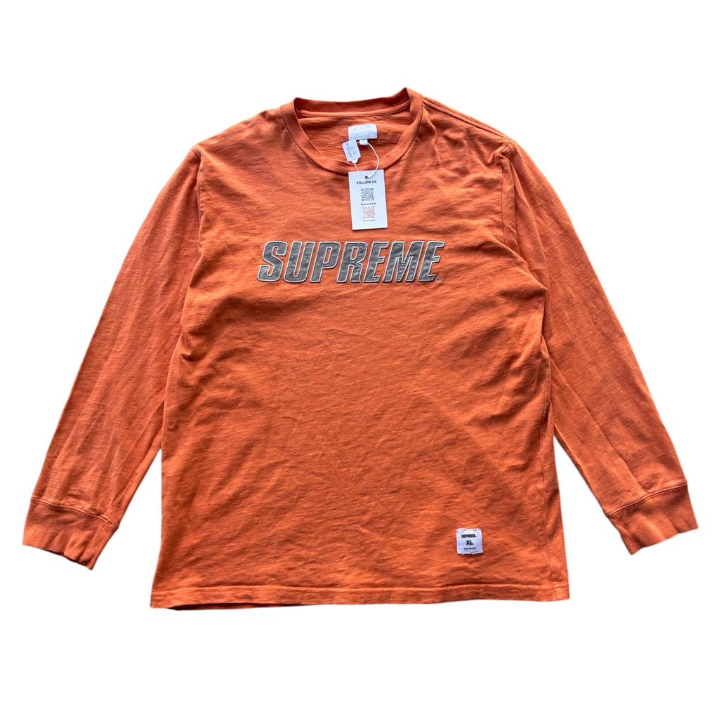Supreme “METALLIC L/S REFLECTIVEE” Long Sleeve (XL)