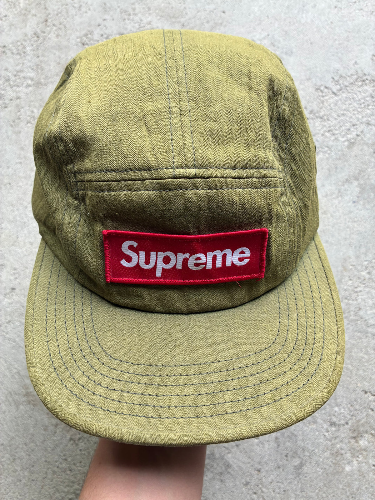 Supreme “GREEN” Camp Cap (Adjustable)