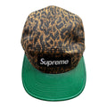 Supreme “LEOPARD GREEN LEATHER SS13” Camp Cap (Adjustable)