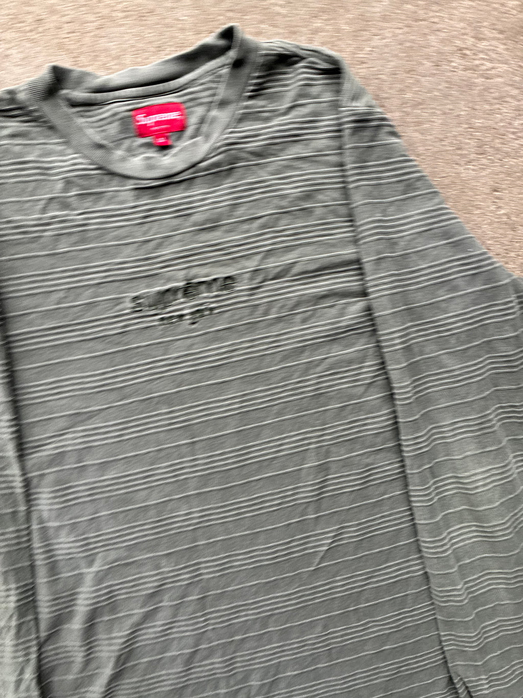 Supreme “RIPPED NEW YORK” Long Sleeve (M)