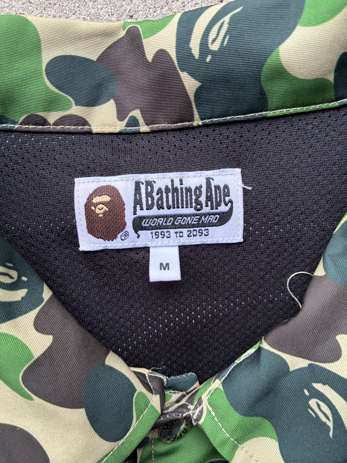 Bape “CAMO” Coach jacket (M)